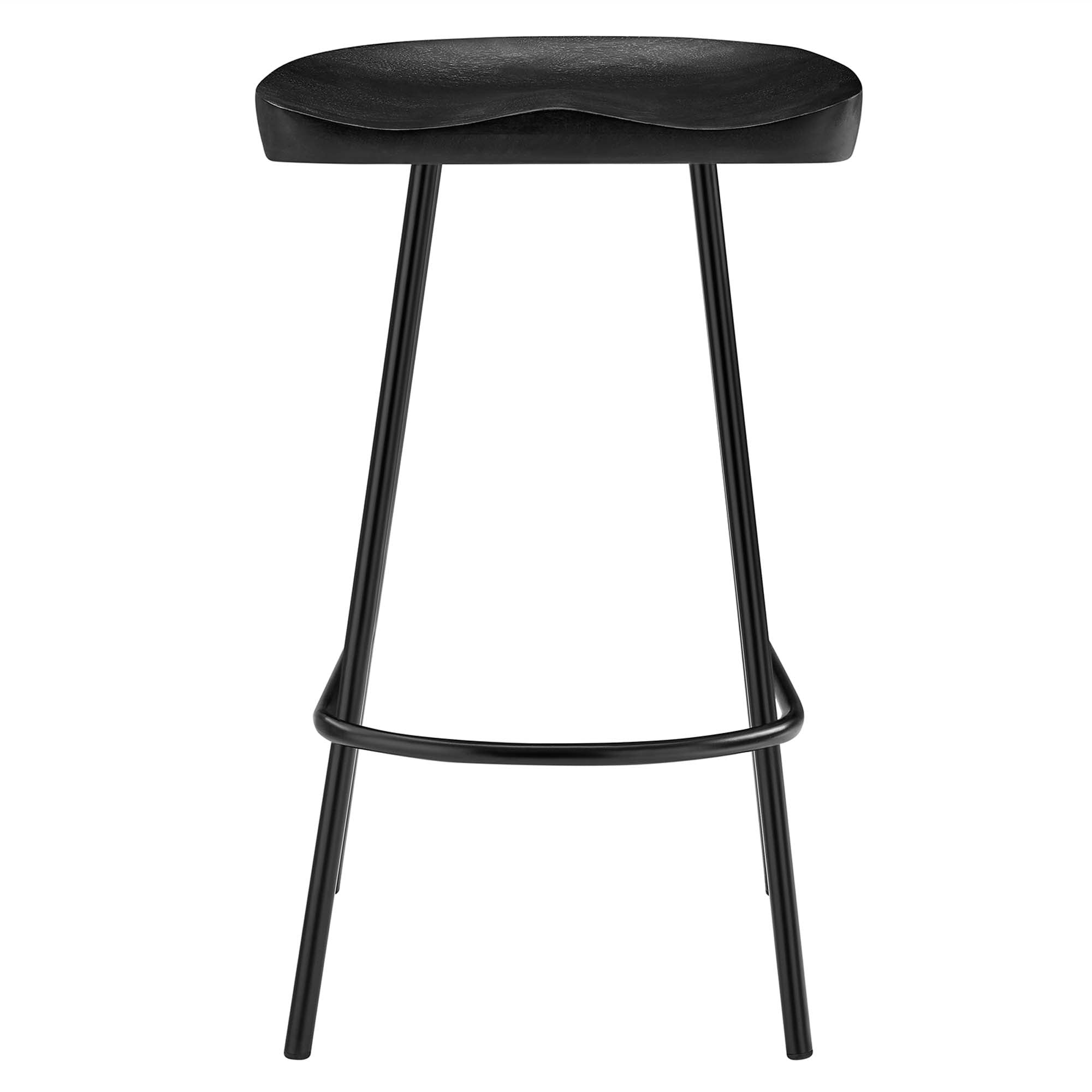 Modway Concord Backless Wood Counter Stools Set of 2