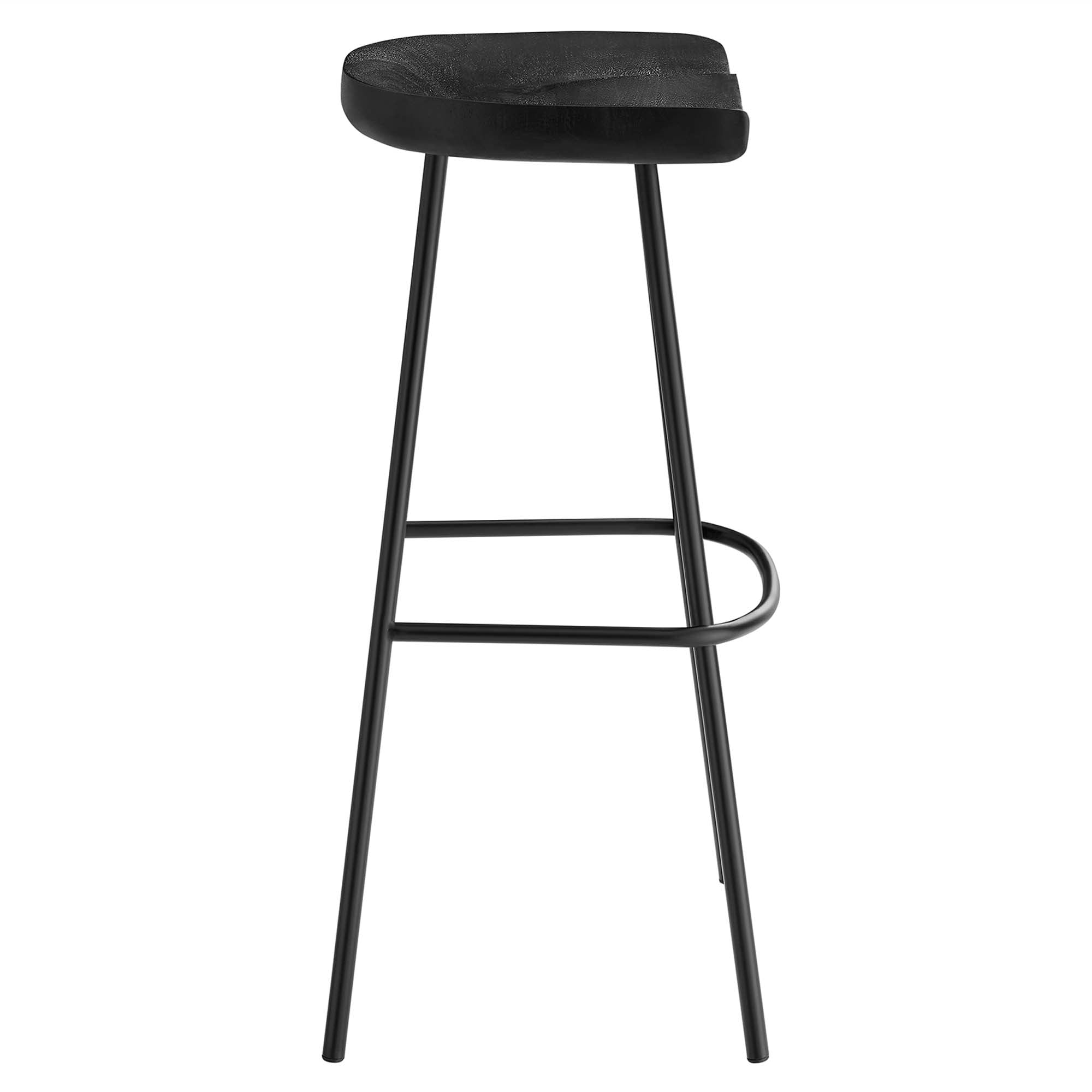 Modway Concord Backless Wood Bar Stools Set of 2