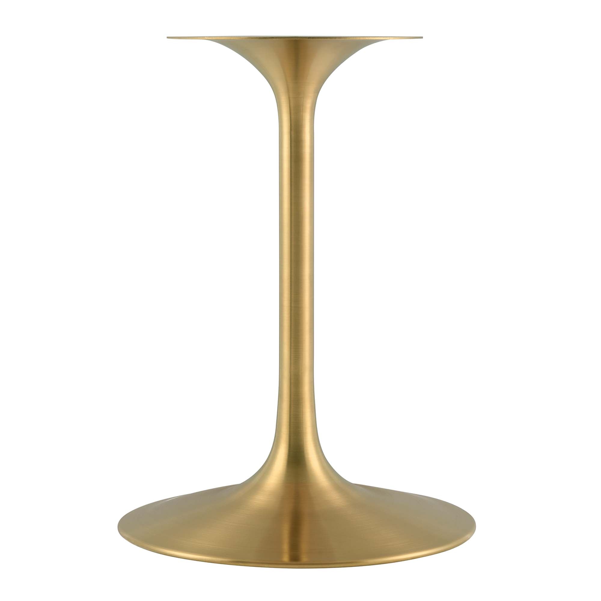 Modway Lippa 36" Round Faux Travertine Dining Table