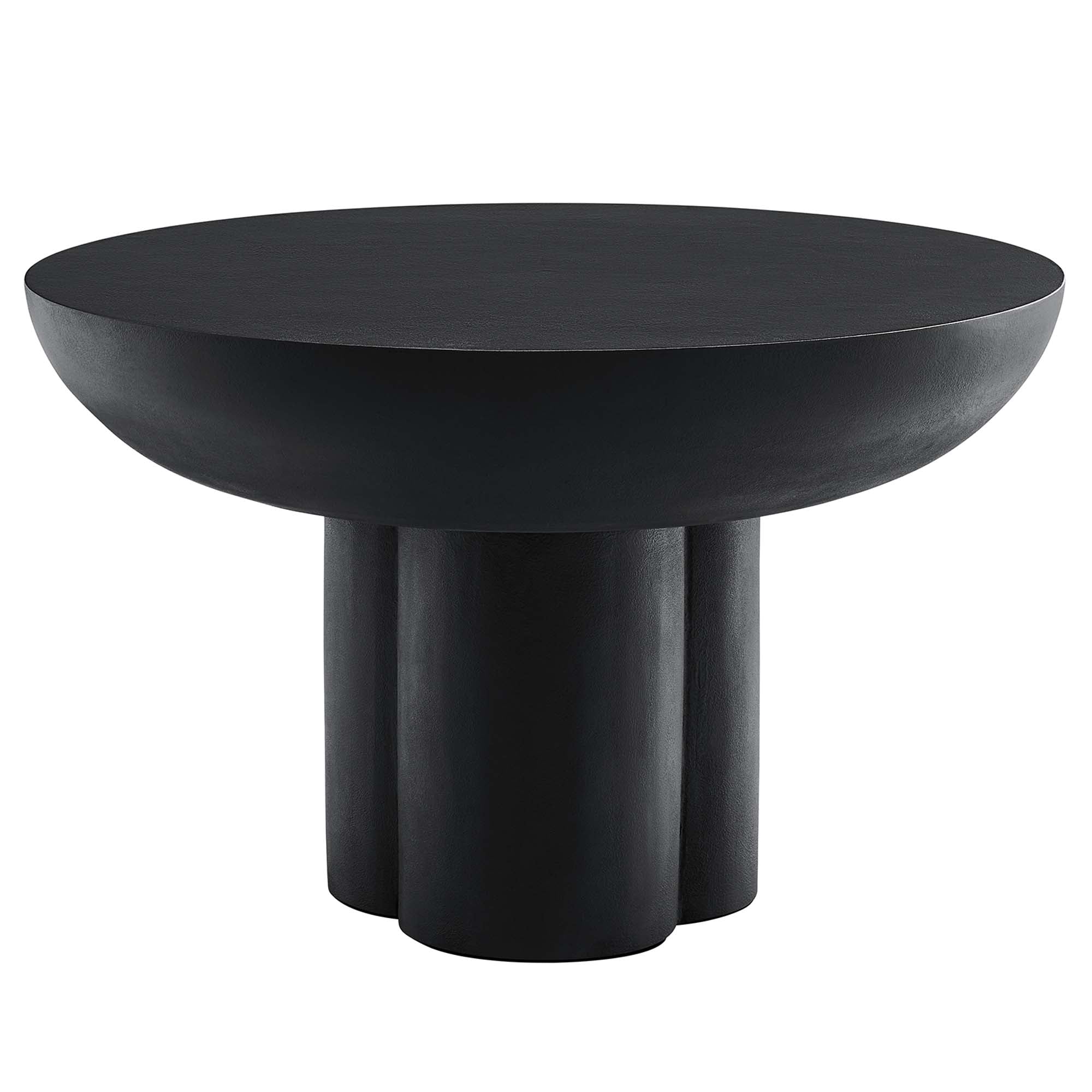 Modway Caspian Round Concrete Coffee Table