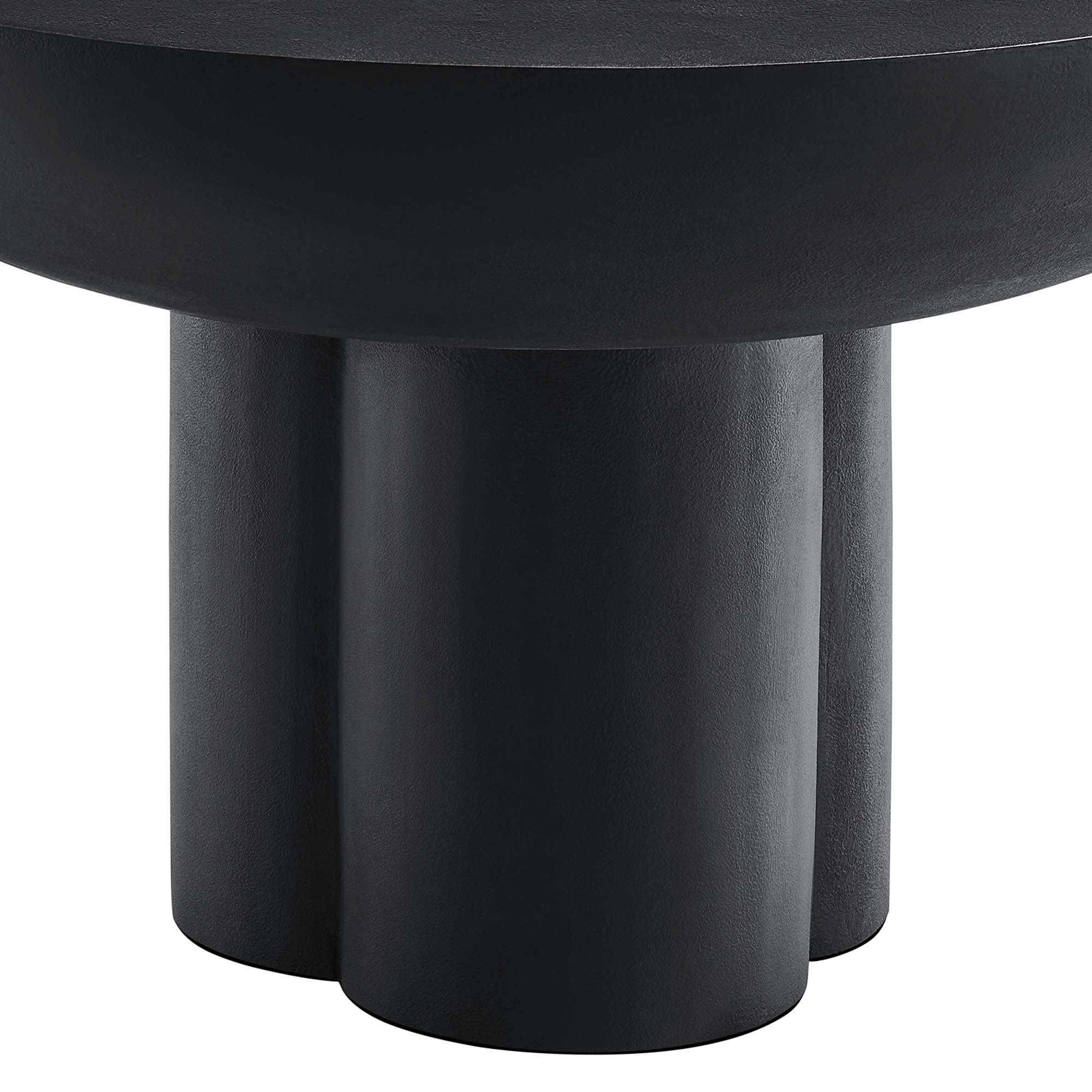 Modway Caspian Round Concrete Coffee Table