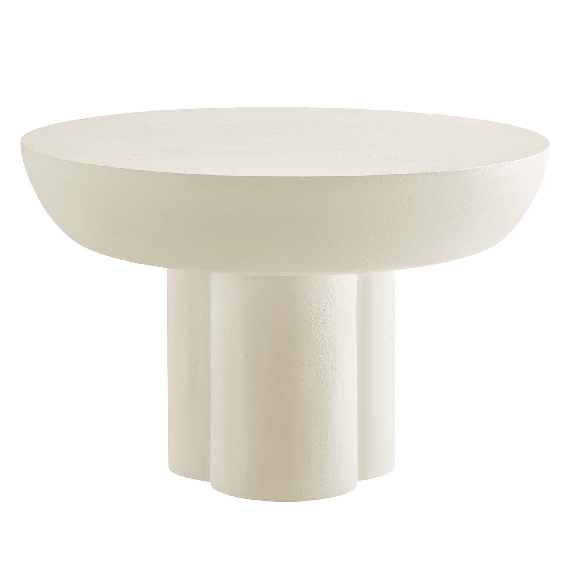 Modway Caspian Round Concrete Coffee Table