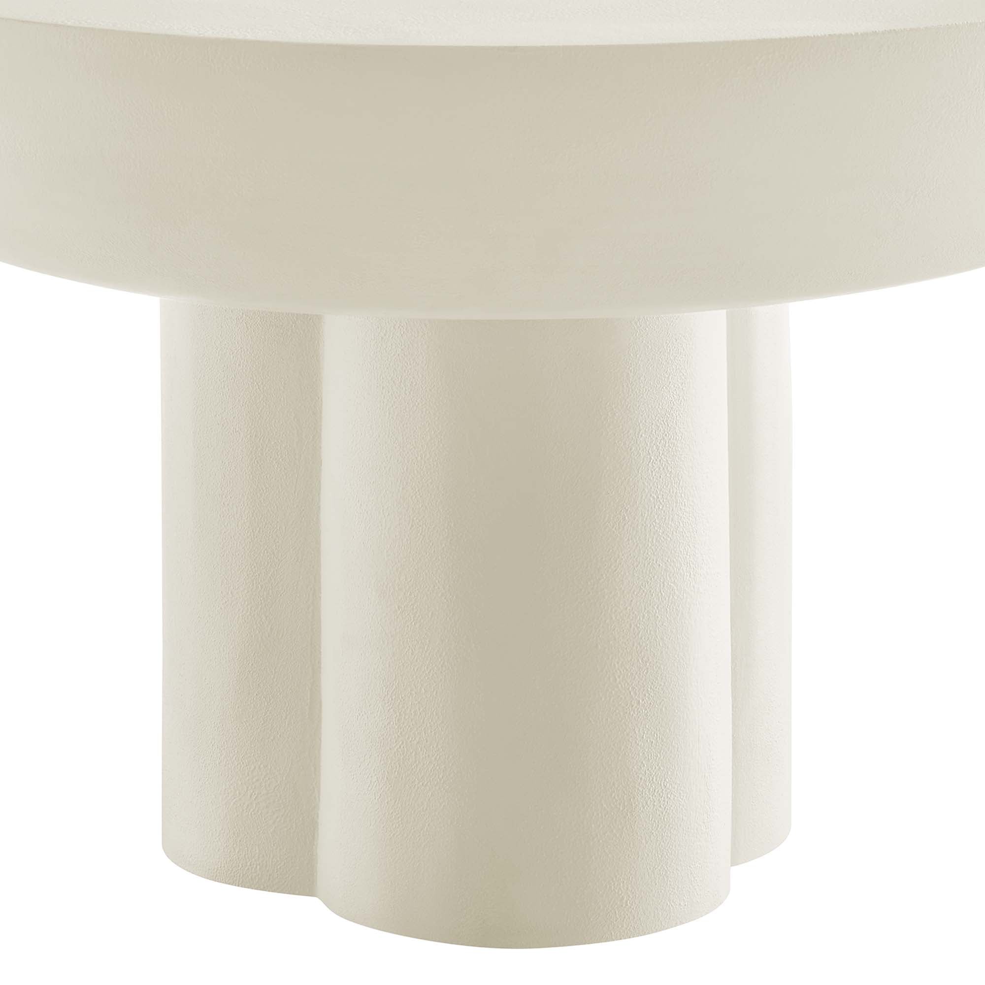 Modway Caspian Round Concrete Coffee Table