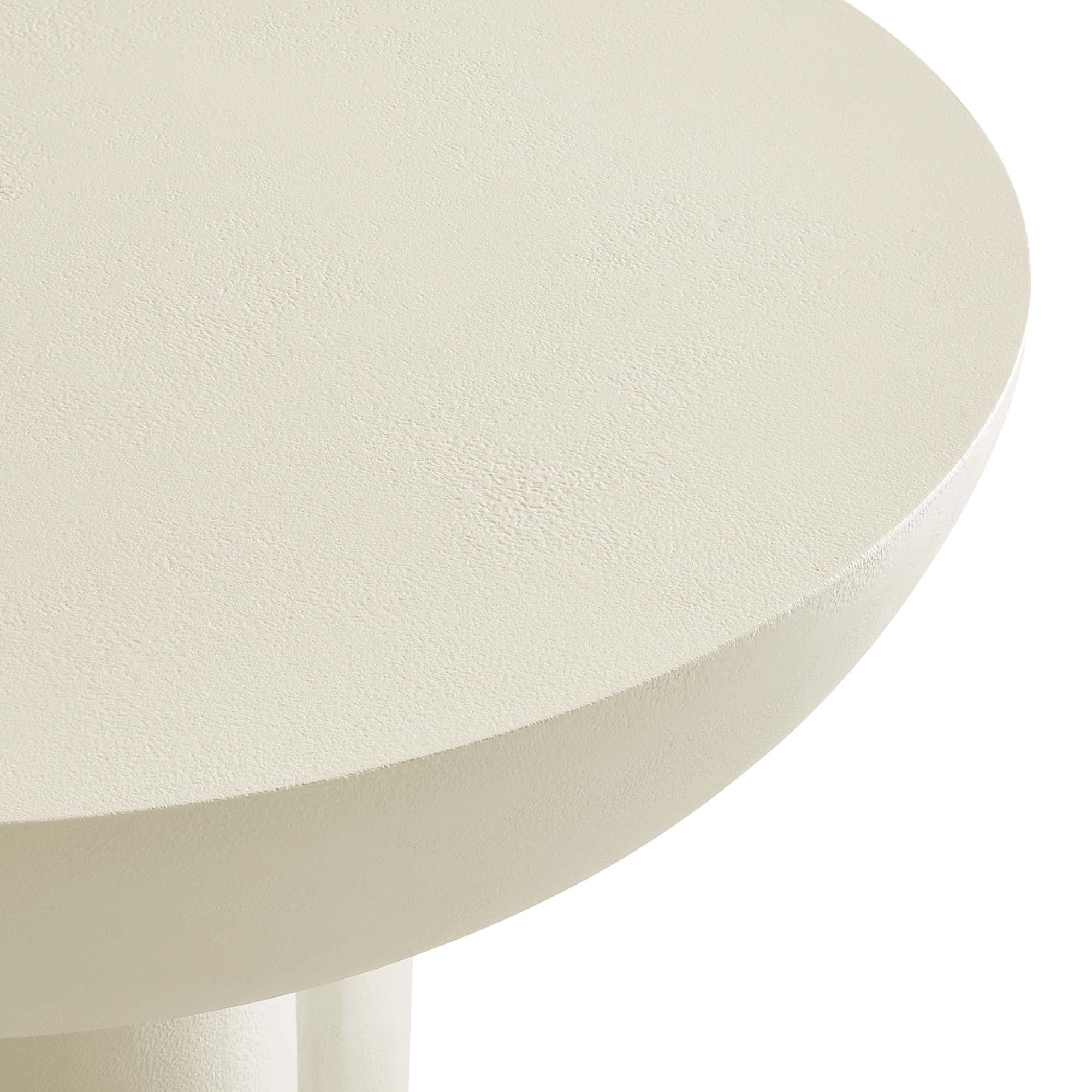 Modway Caspian Round Concrete Coffee Table