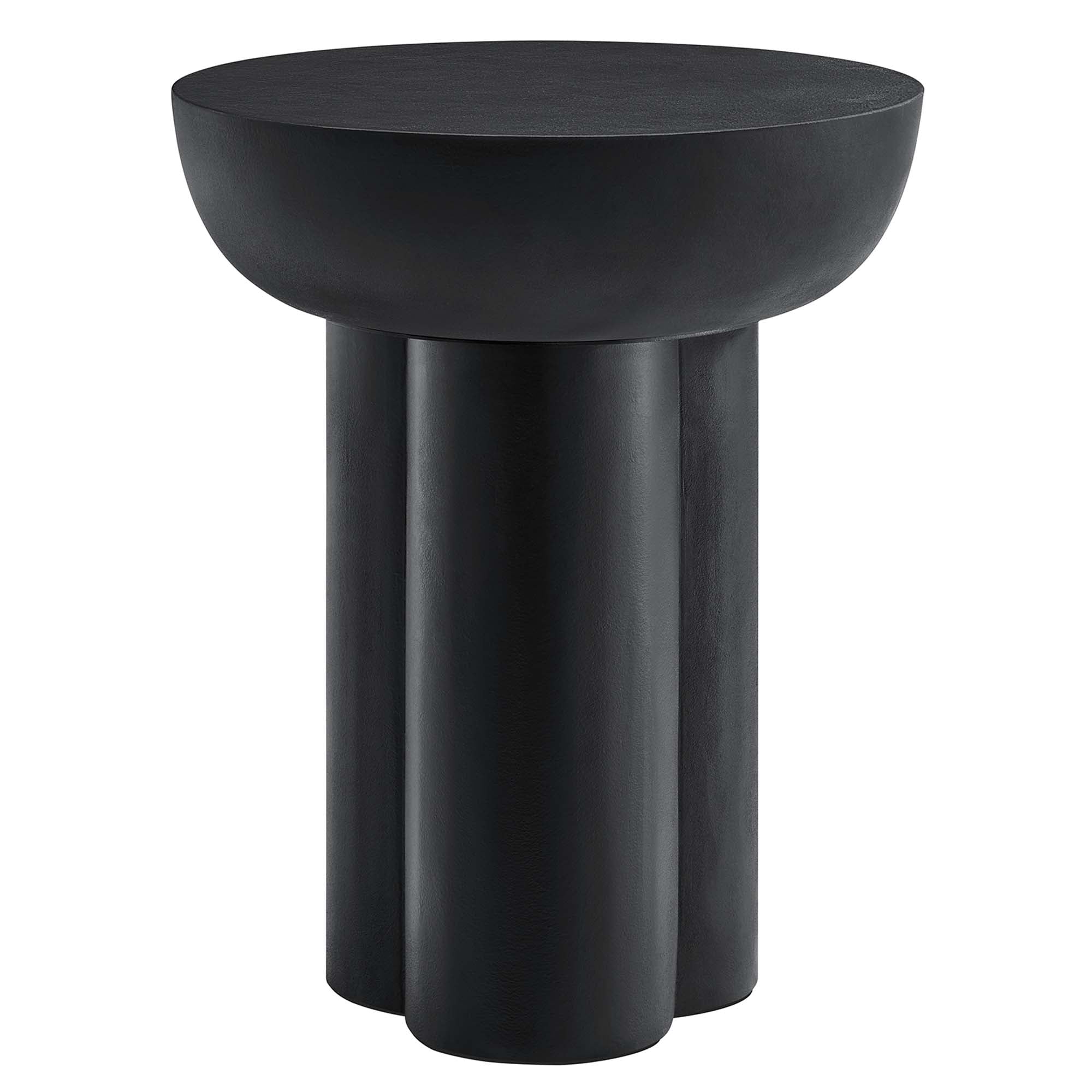 Modway Caspian Round Concrete Side Table