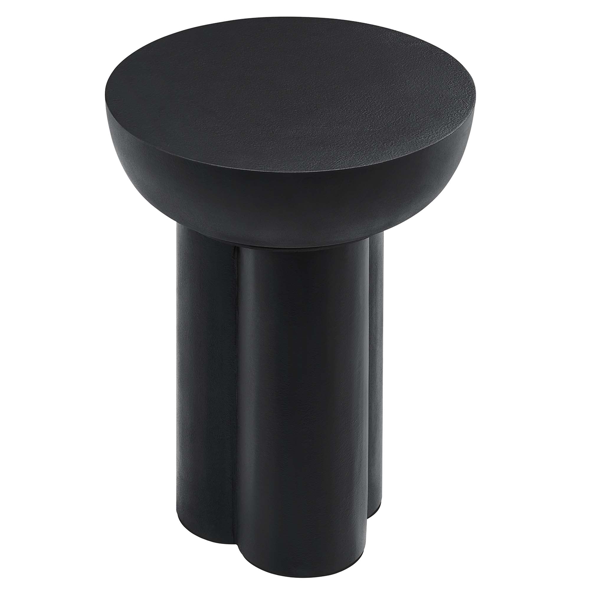 Modway Caspian Round Concrete Side Table