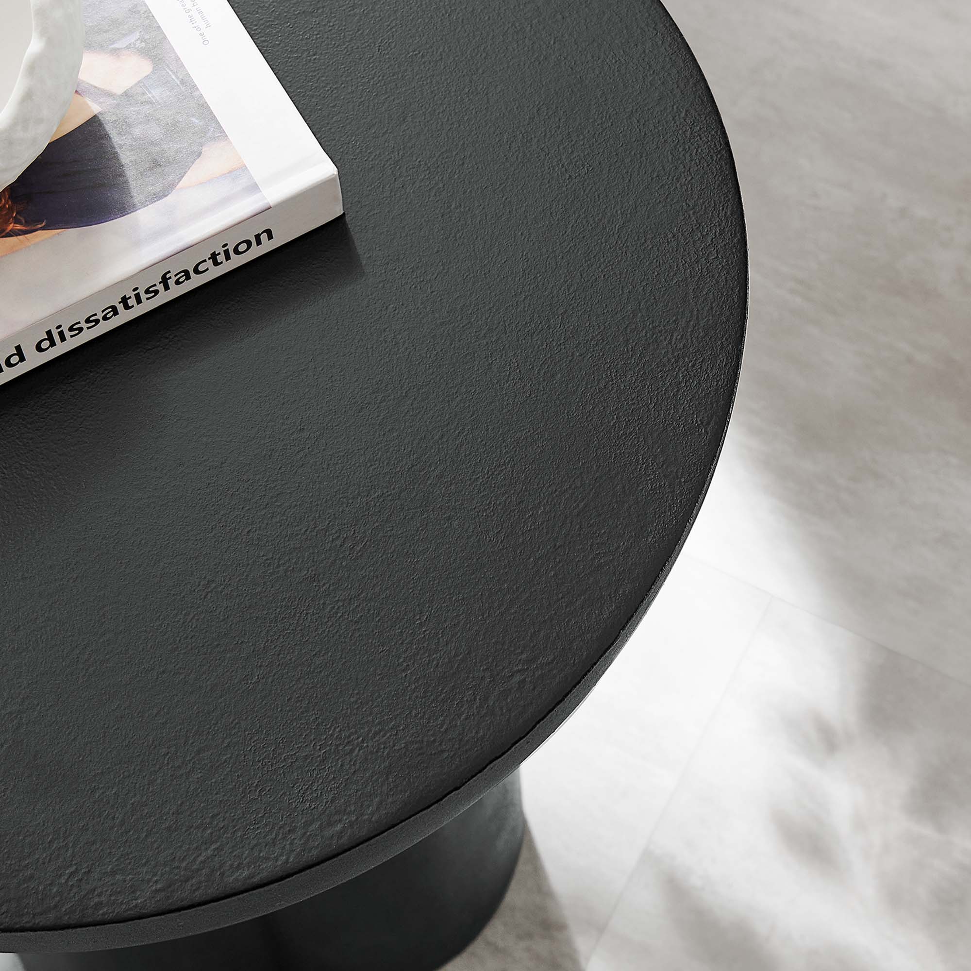 Modway Caspian Round Concrete Side Table