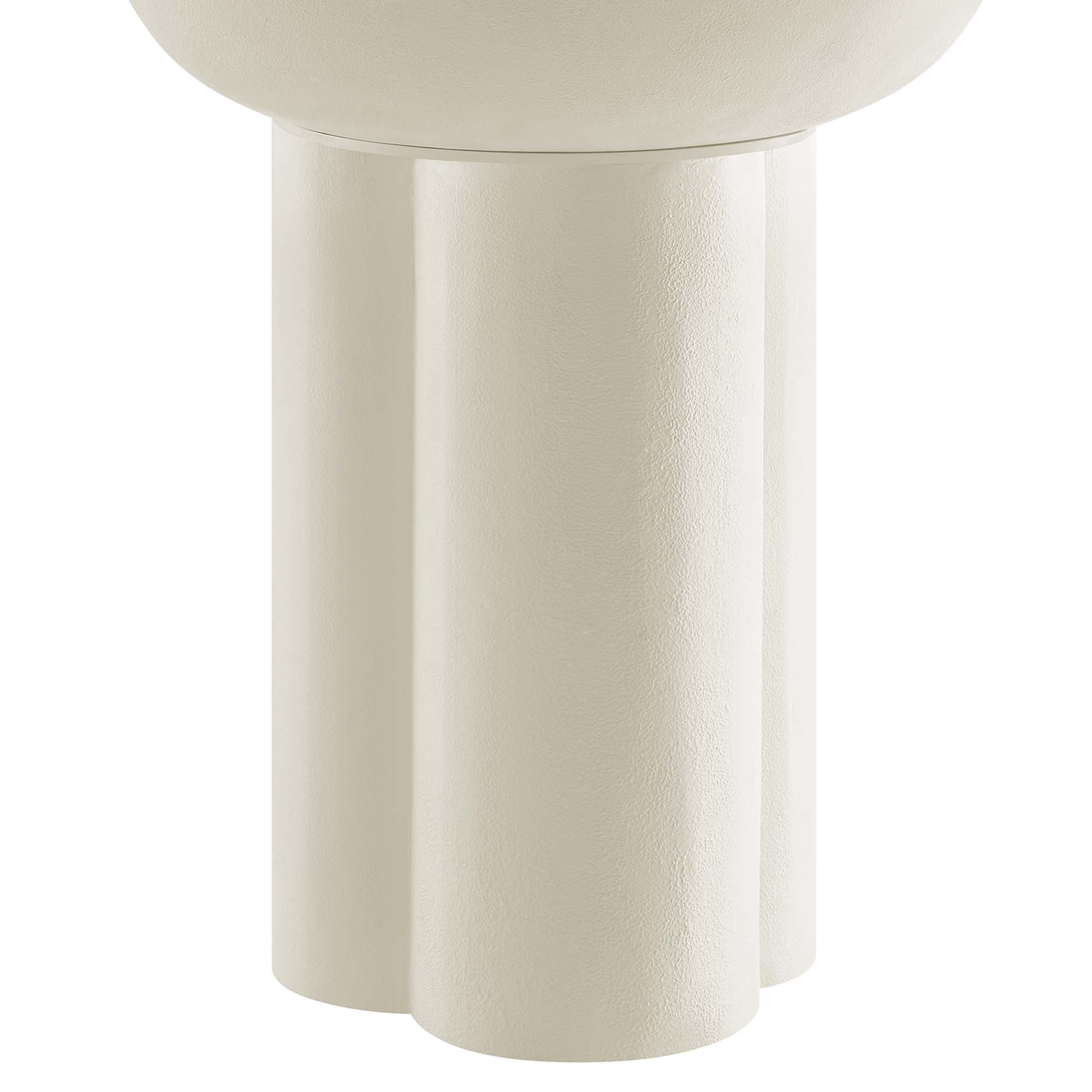 Modway Caspian Round Concrete Side Table