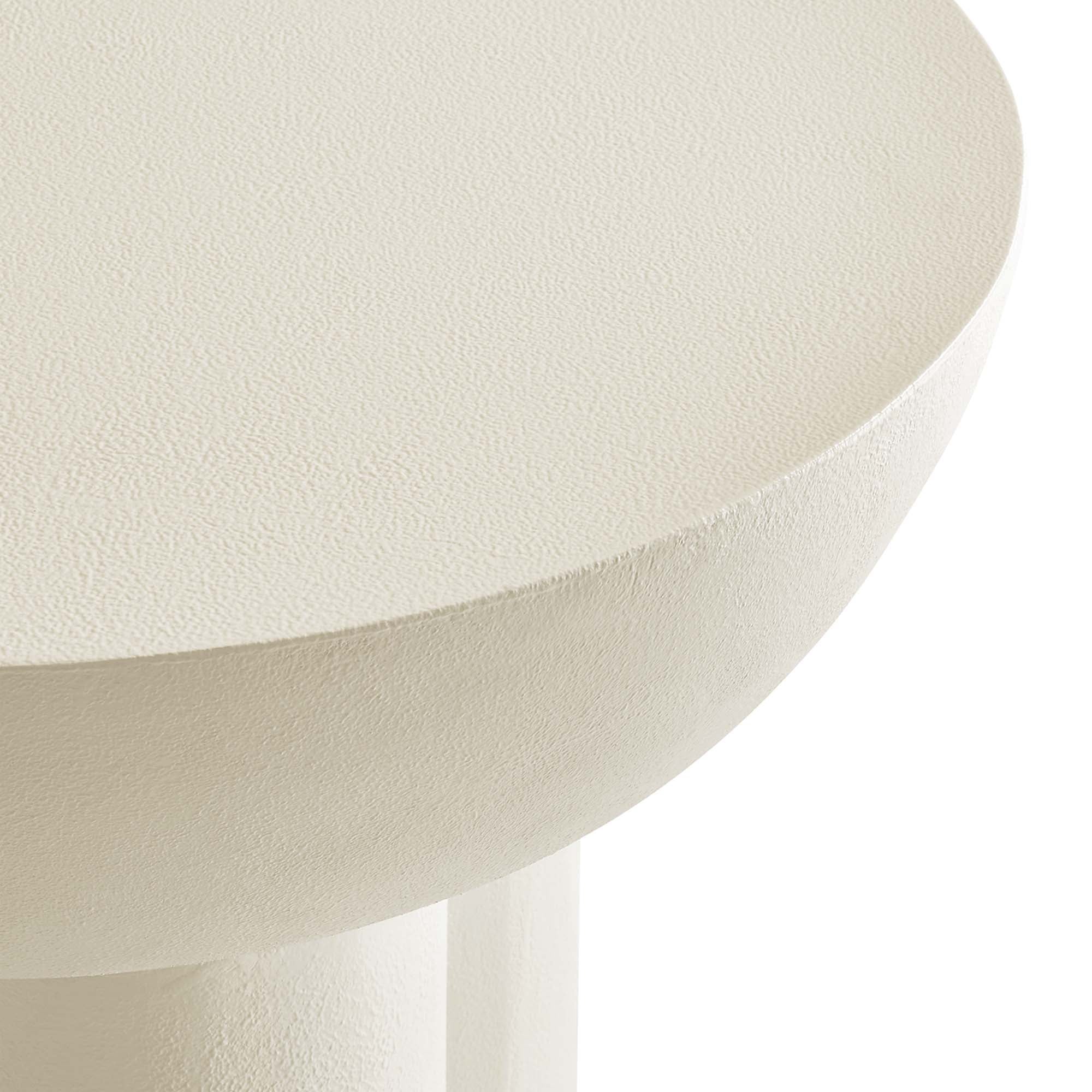 Modway Caspian Round Concrete Side Table