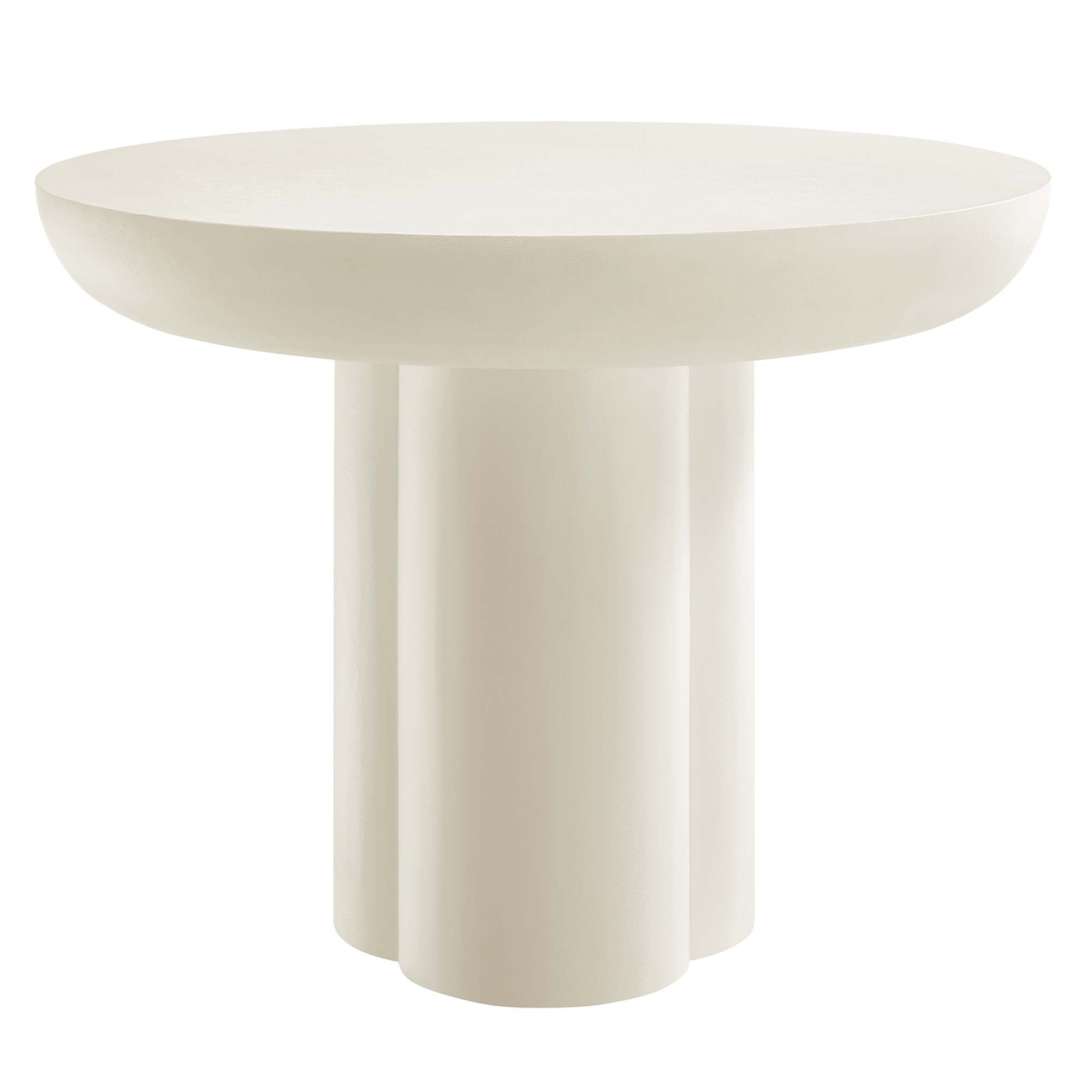 Modway Caspian 40" Round Concrete Dining Table