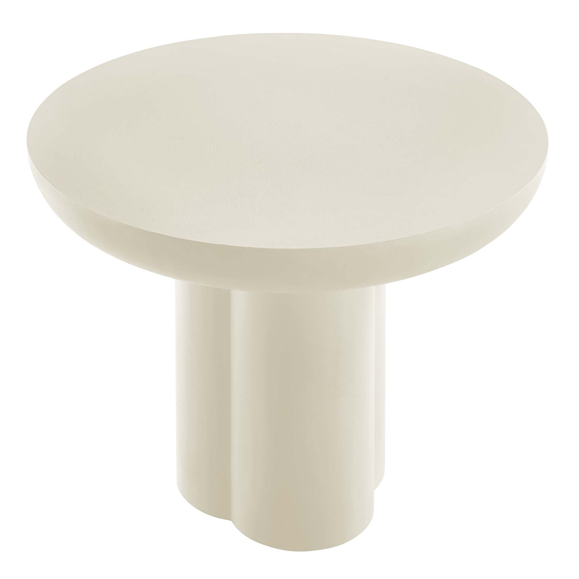 Modway Caspian 40" Round Concrete Dining Table