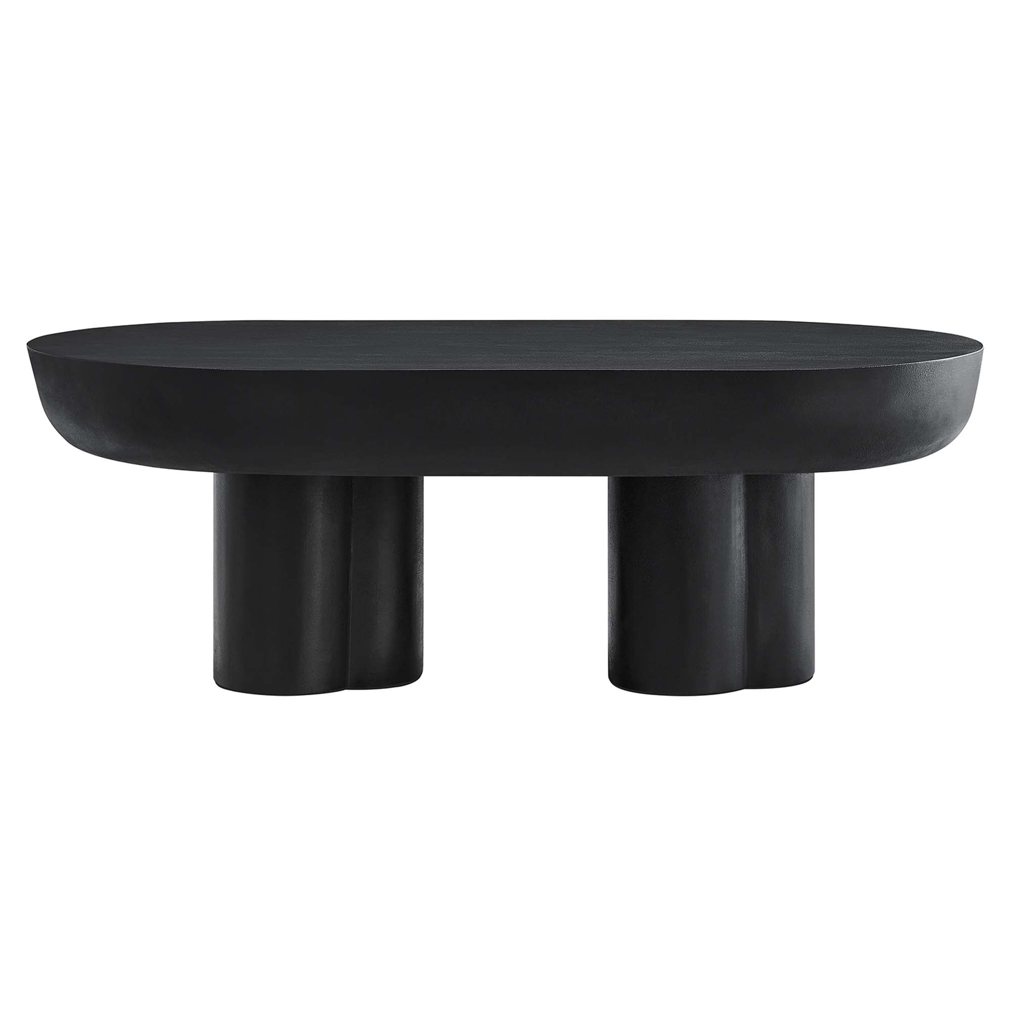 Modway Caspian Oval Concrete Coffee Table