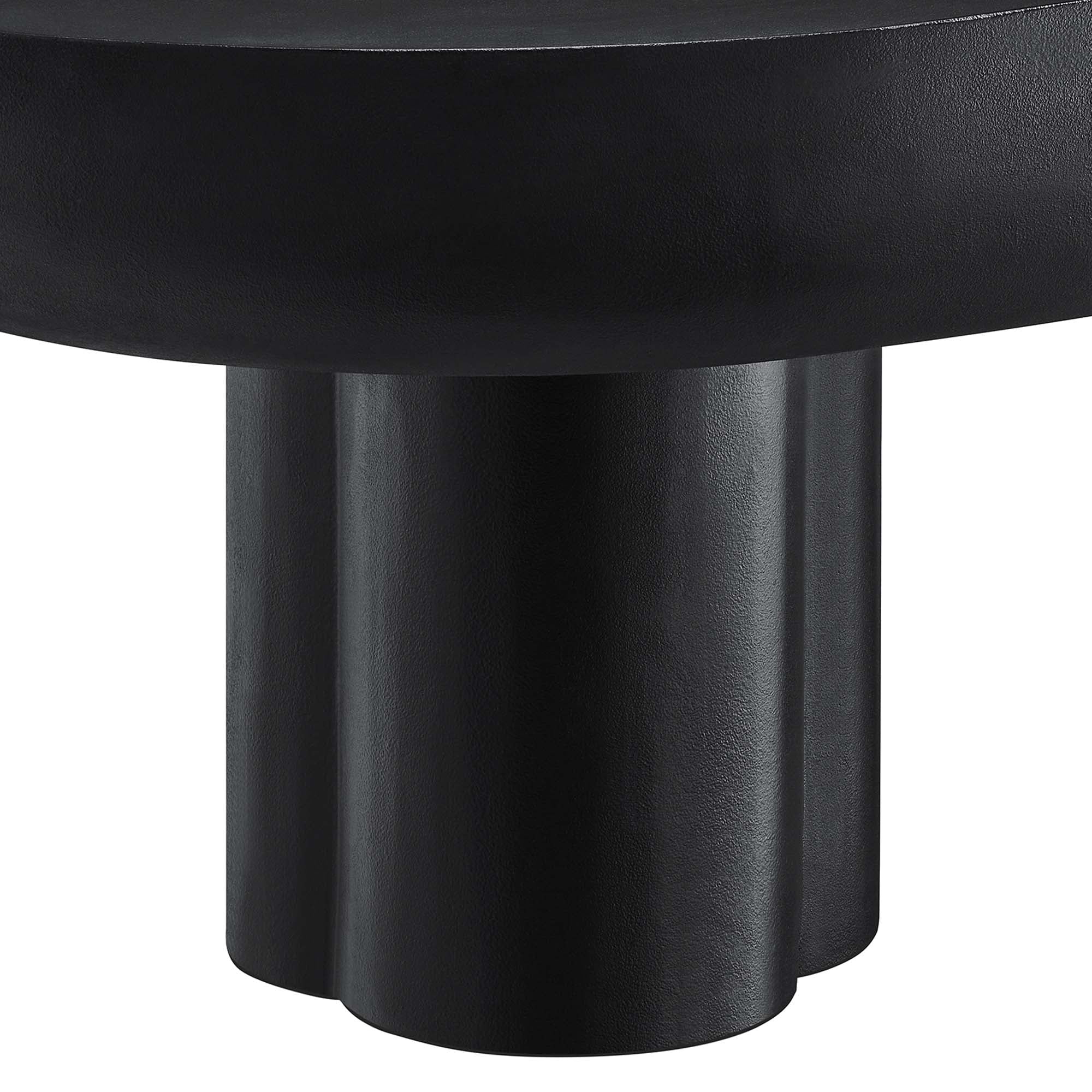 Modway Caspian Oval Concrete Coffee Table