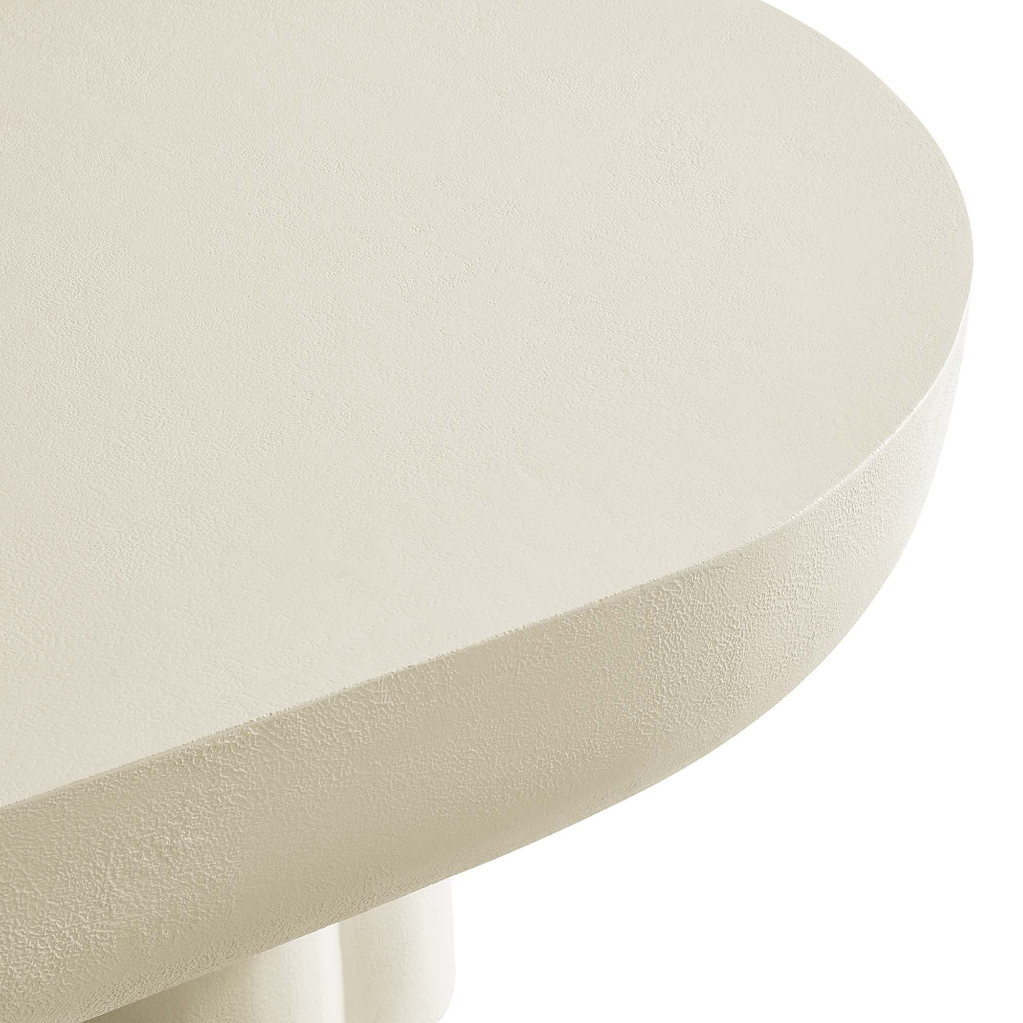 Modway Caspian Oval Concrete Coffee Table