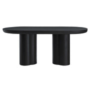 Modway Caspian 72" Oval Concrete Dining Table