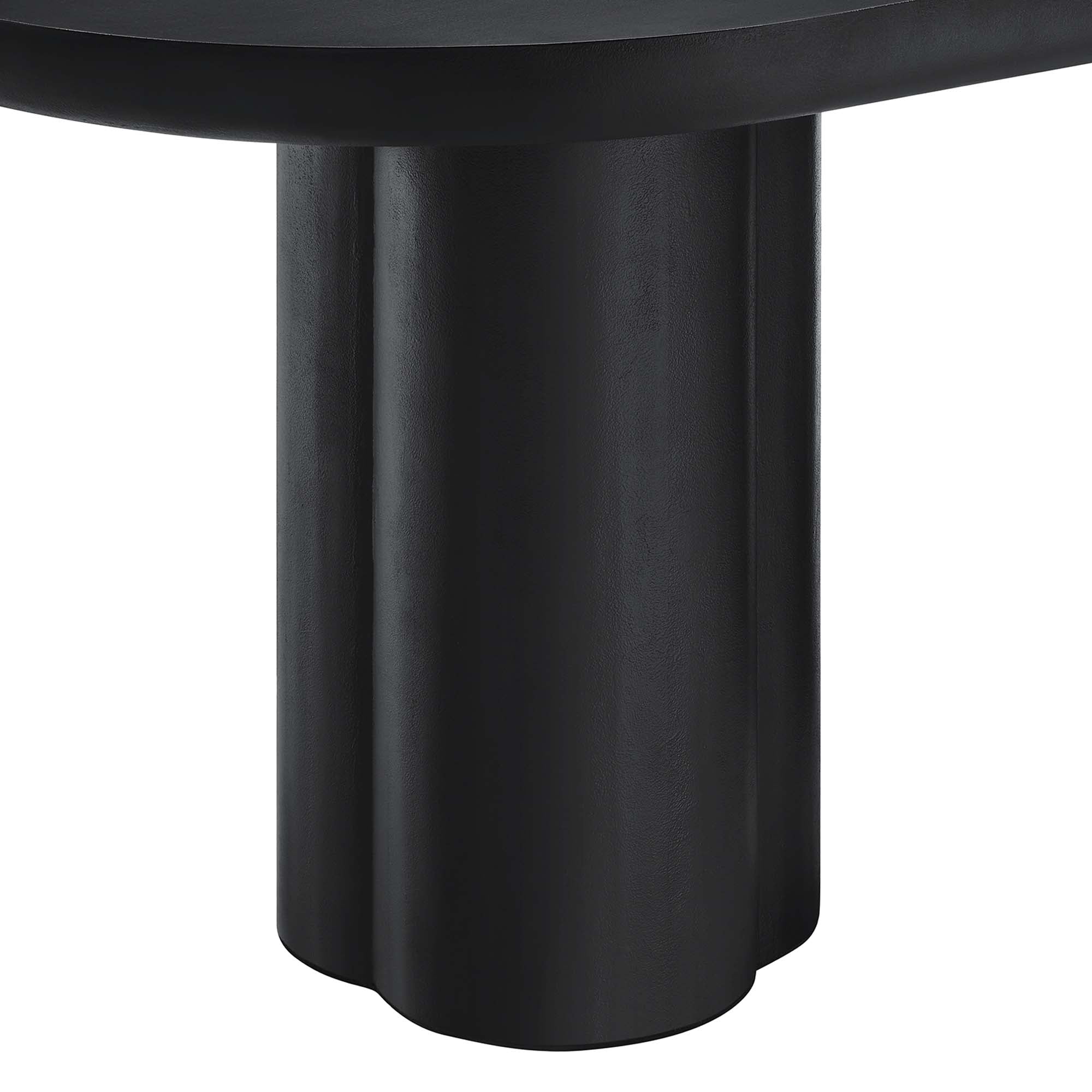 Modway Caspian 72" Oval Concrete Dining Table