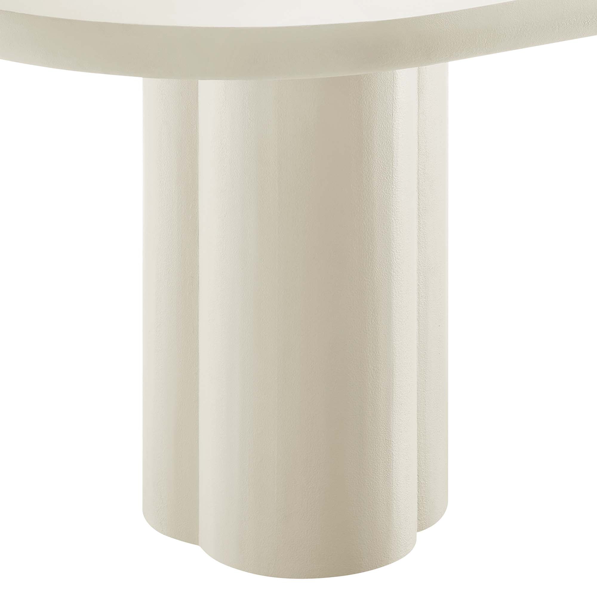 Modway Caspian 72" Oval Concrete Dining Table