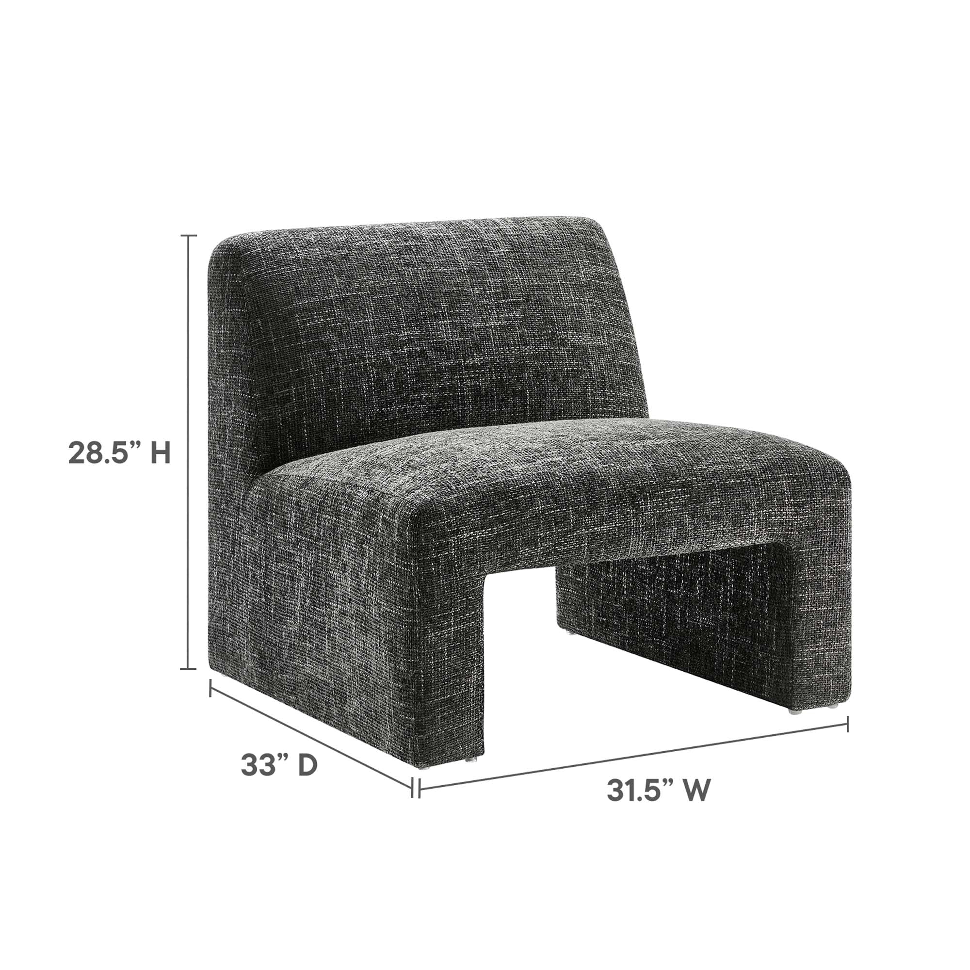 Modway Amita Chenille Upholstered Accent Chair