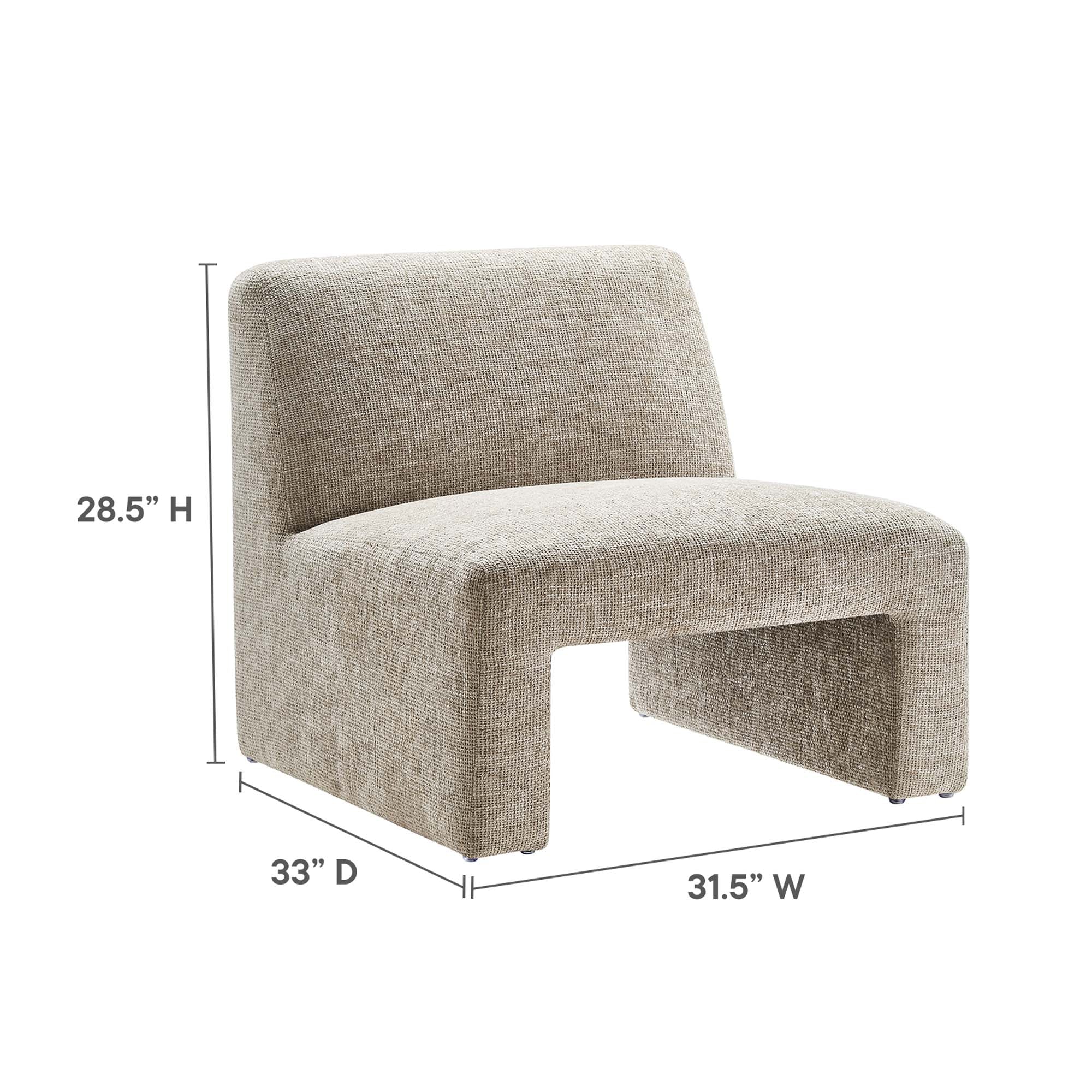 Modway Amita Chenille Upholstered Accent Chair