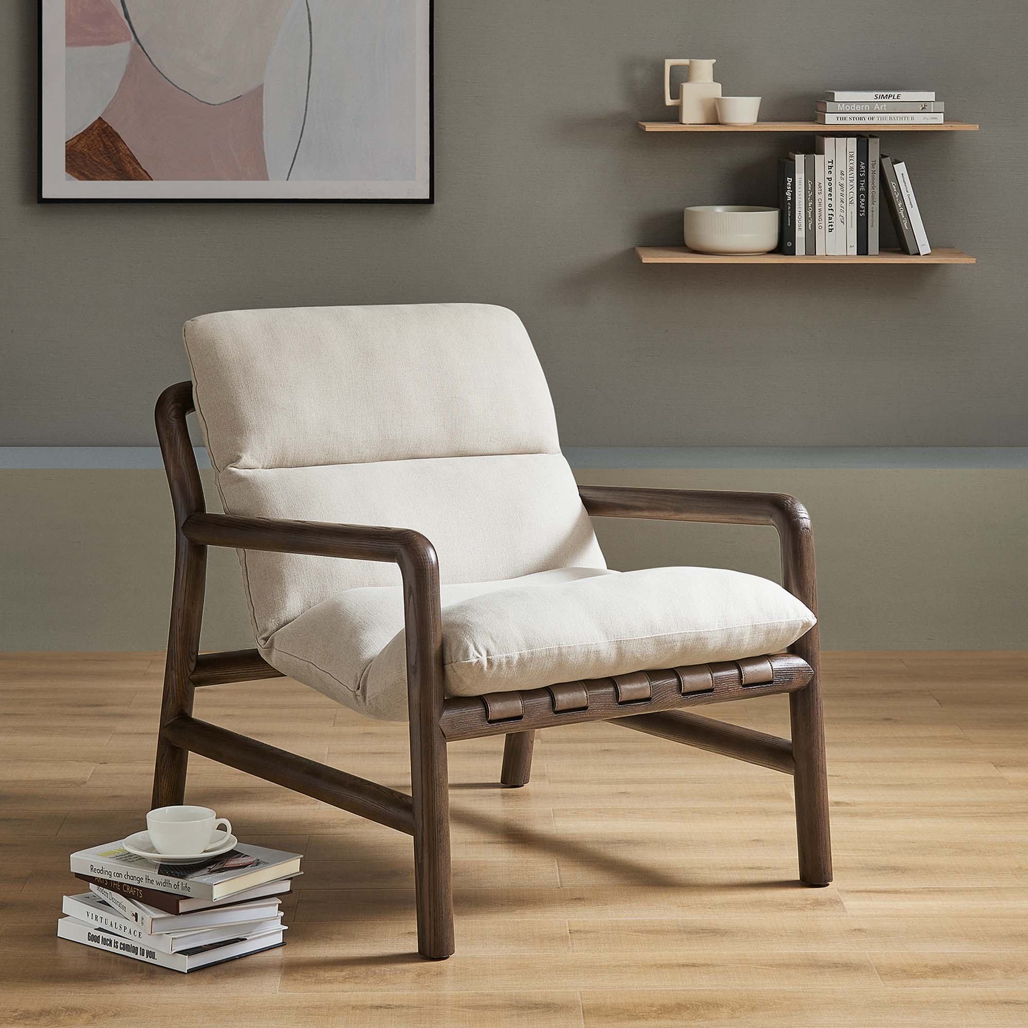 Modway Paxton Wood Sling Chair