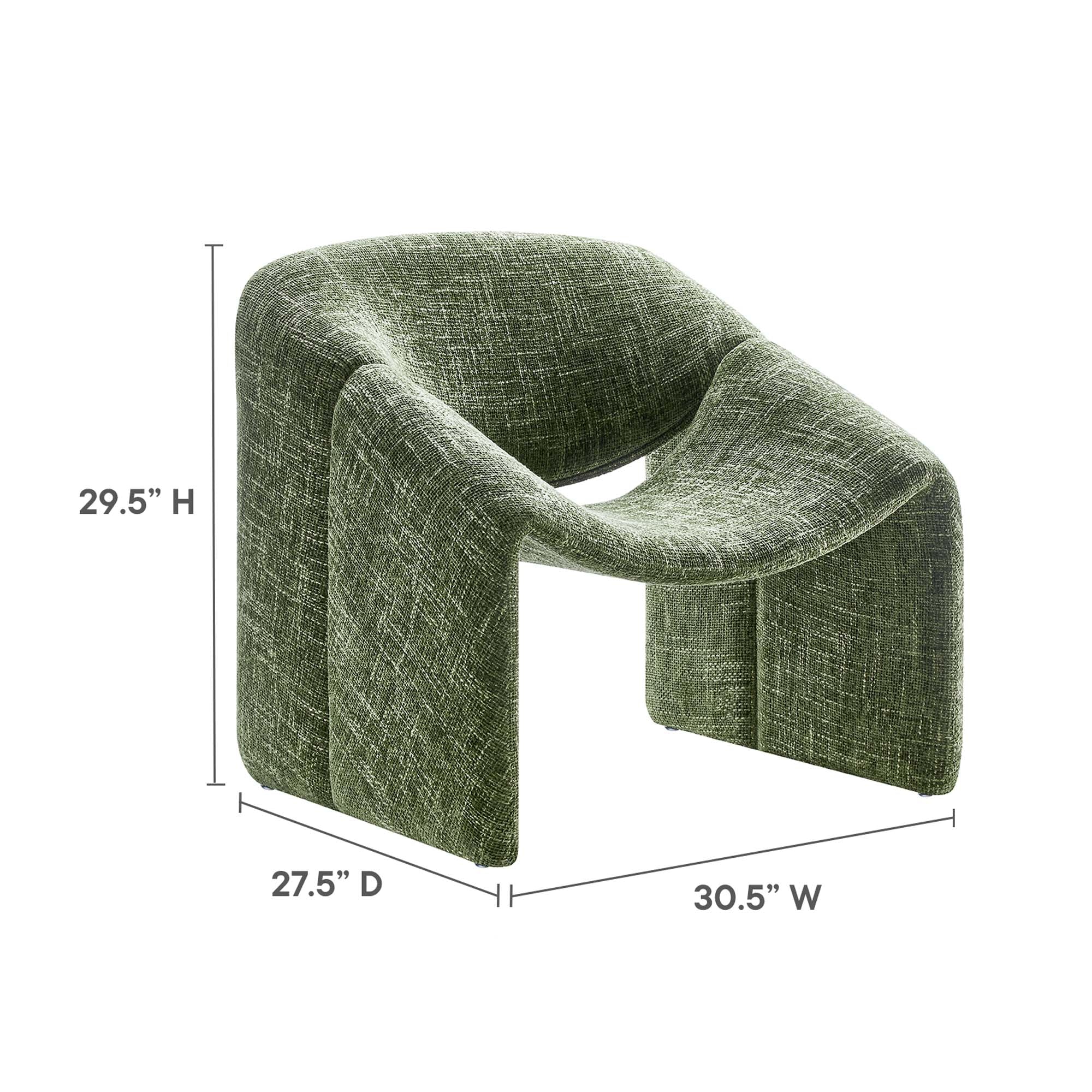 Modway Vivi Chenille Upholstered Accent Chair