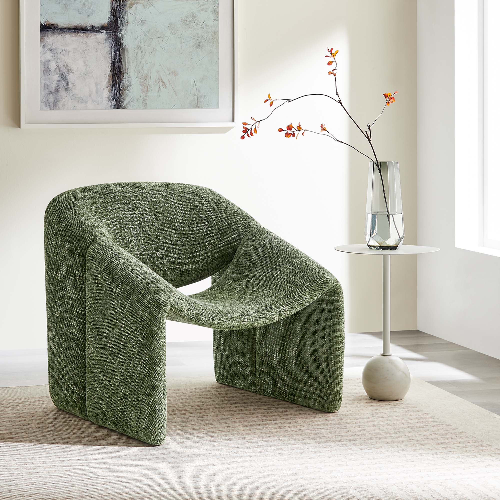 Modway Vivi Chenille Upholstered Accent Chair