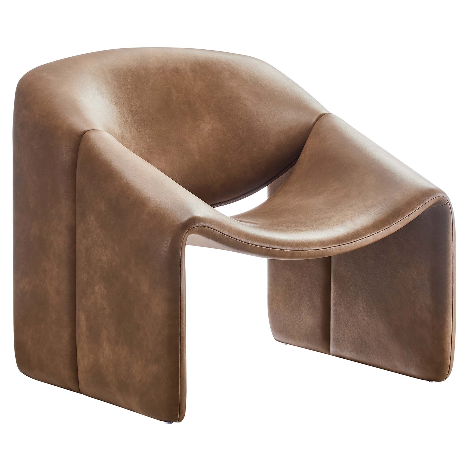 Modway Vivi Vegan Leather Accent Chair