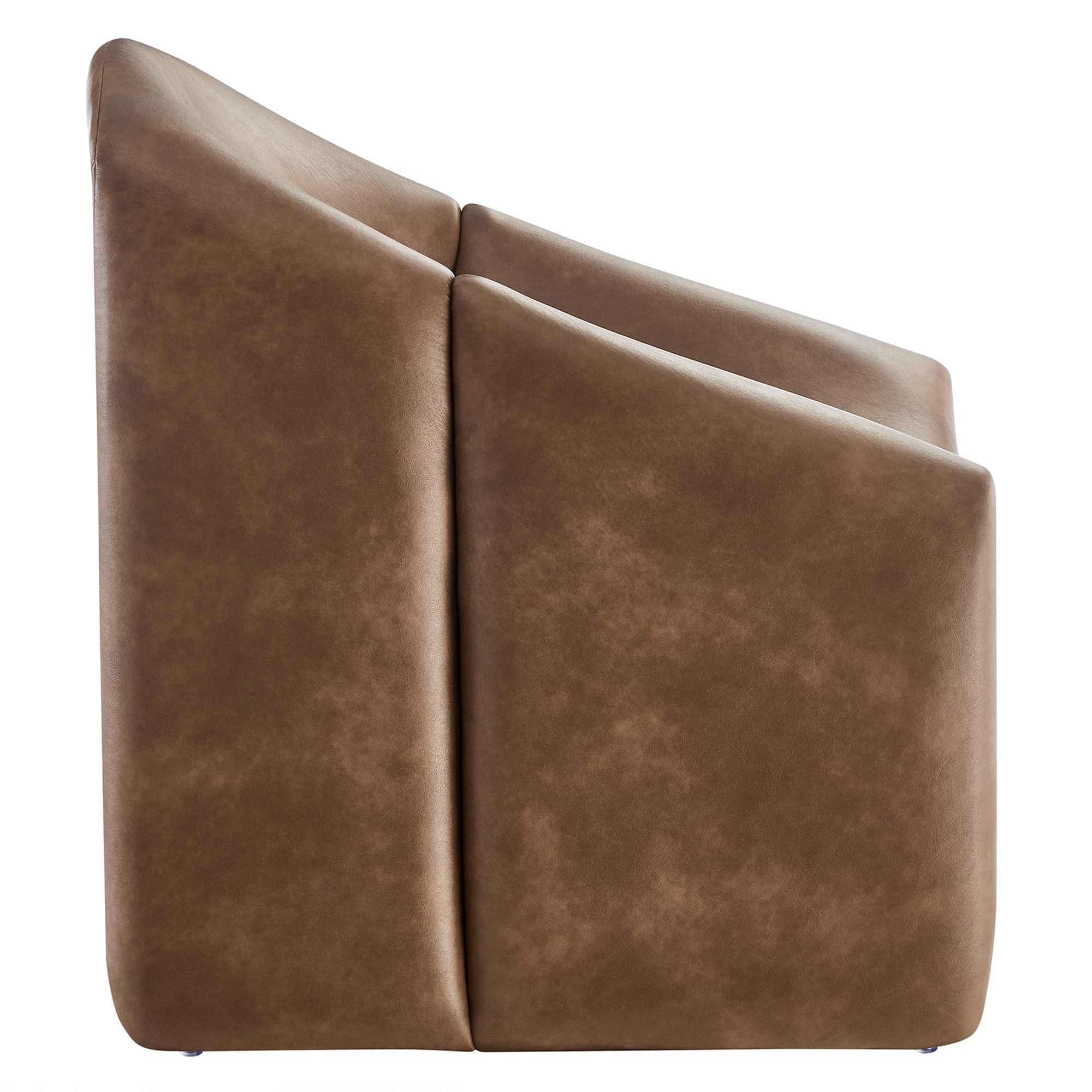 Modway Vivi Vegan Leather Accent Chair