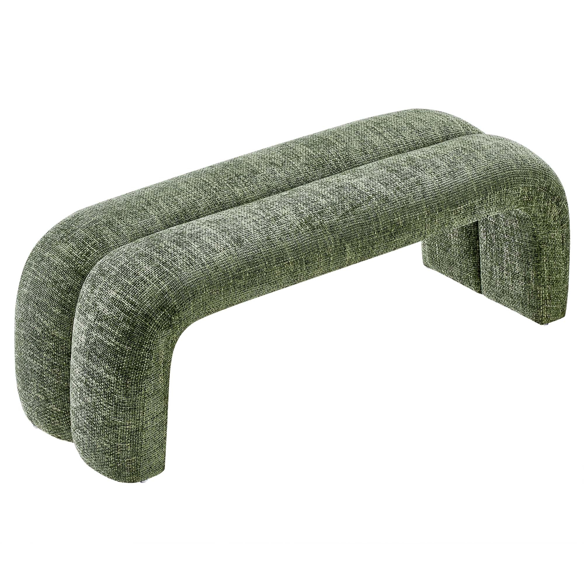 Modway Dax 50.5" Chenille Upholstered Accent Bench