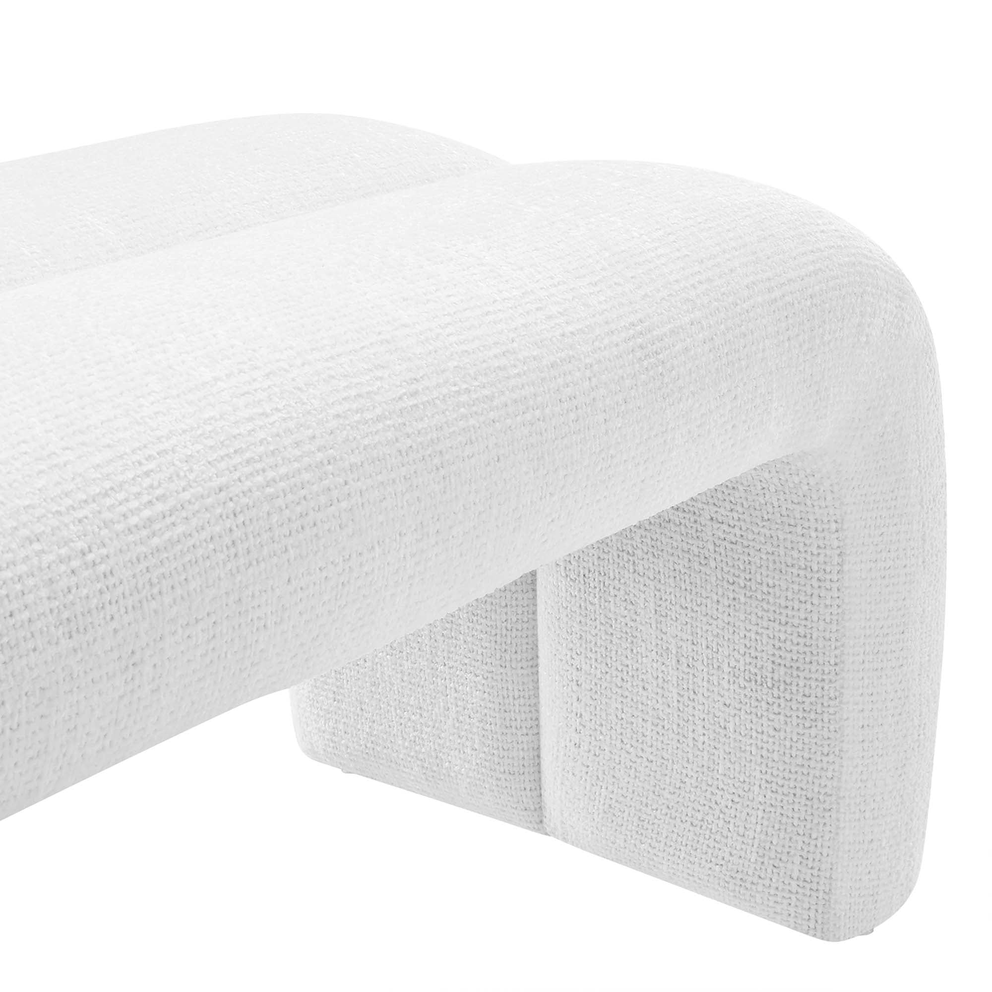 Modway Dax 50.5" Chenille Upholstered Accent Bench