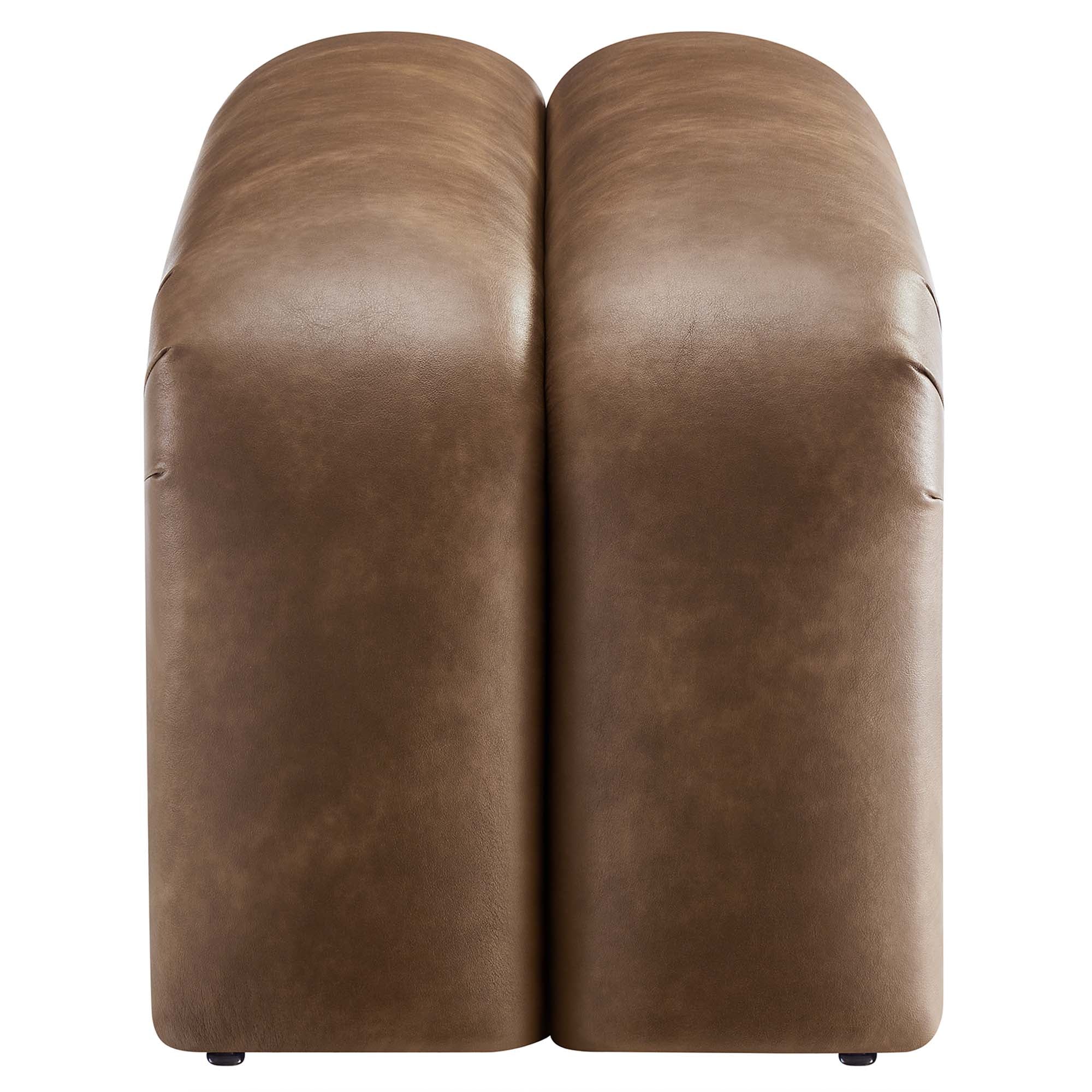 Modway Dax 50.5" Vegan Leather Upholstered Accent Bench