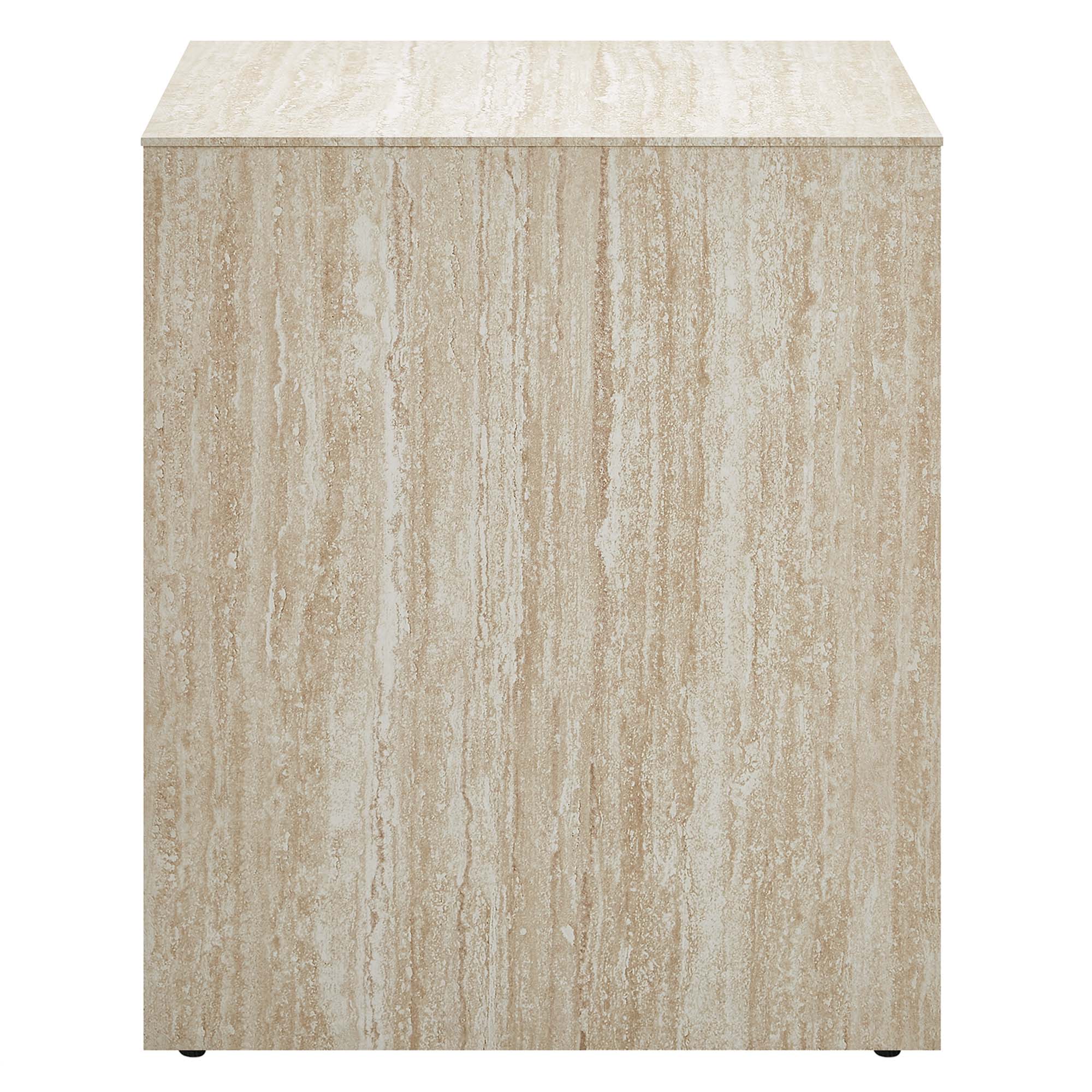 Modway Mirella Faux Travertine Side Table