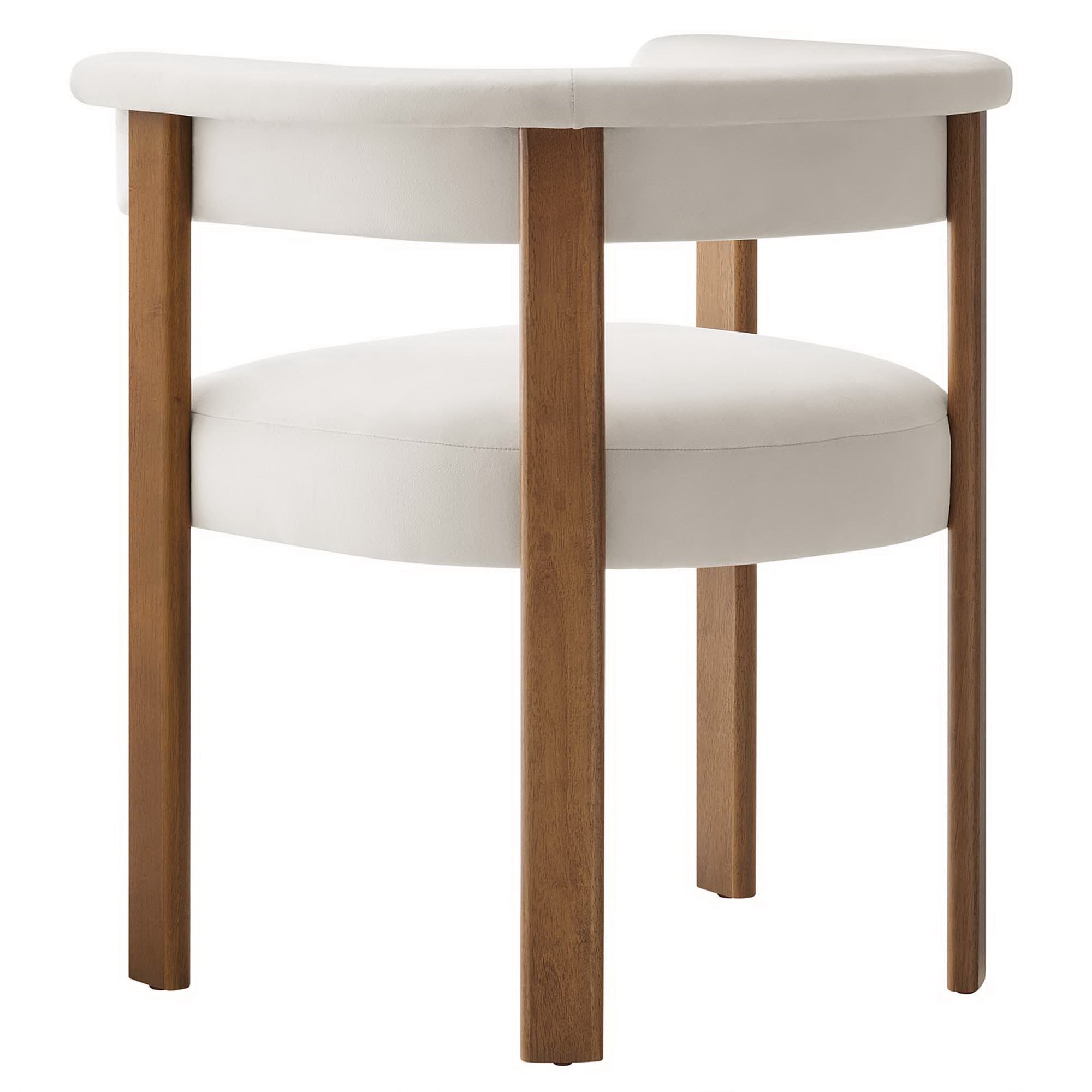 Modway Imogen Performance Velvet Barrel Dining Chairs Set of 2