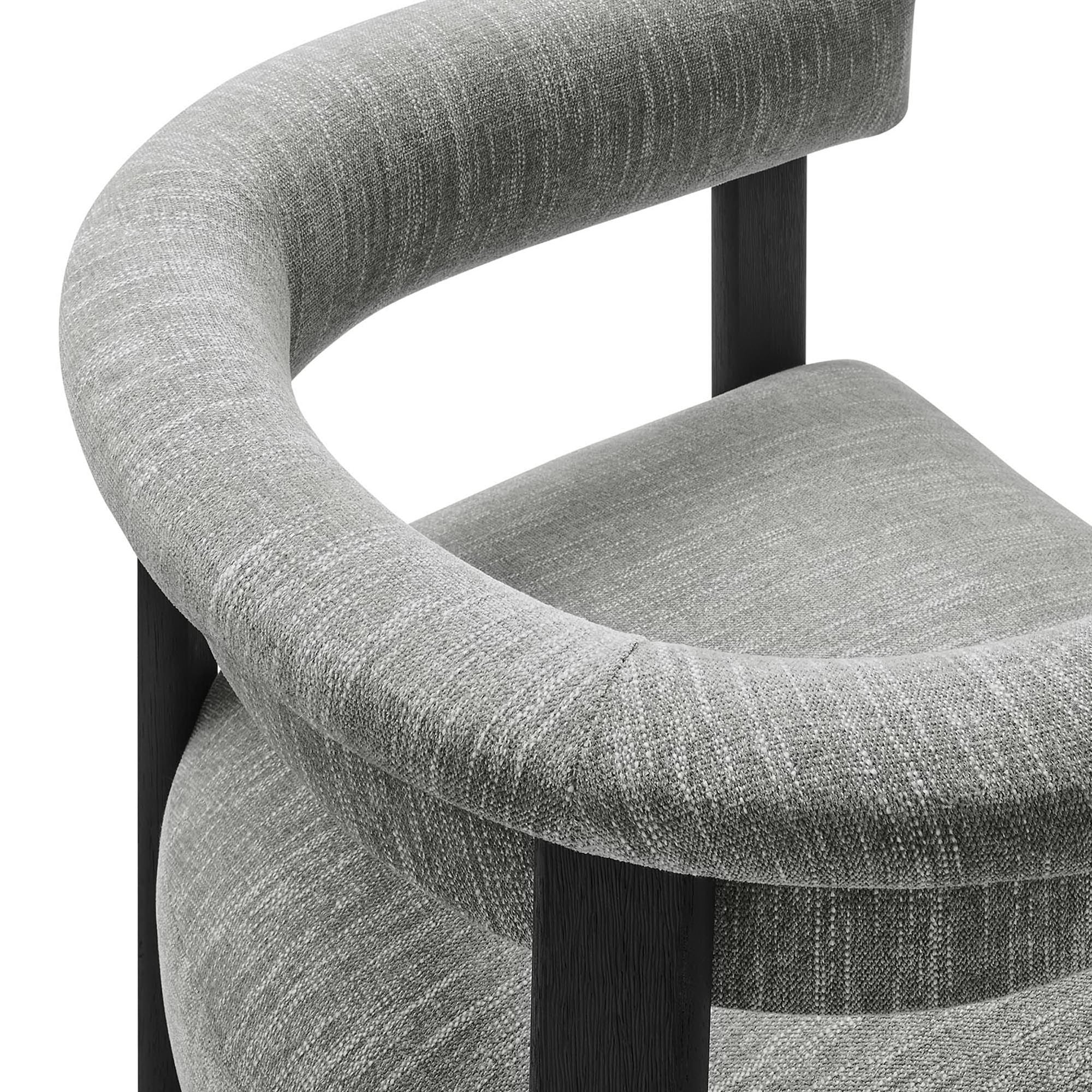 Modway Imogen Fabric Upholstered Barrel Dining Chairs Set of 2