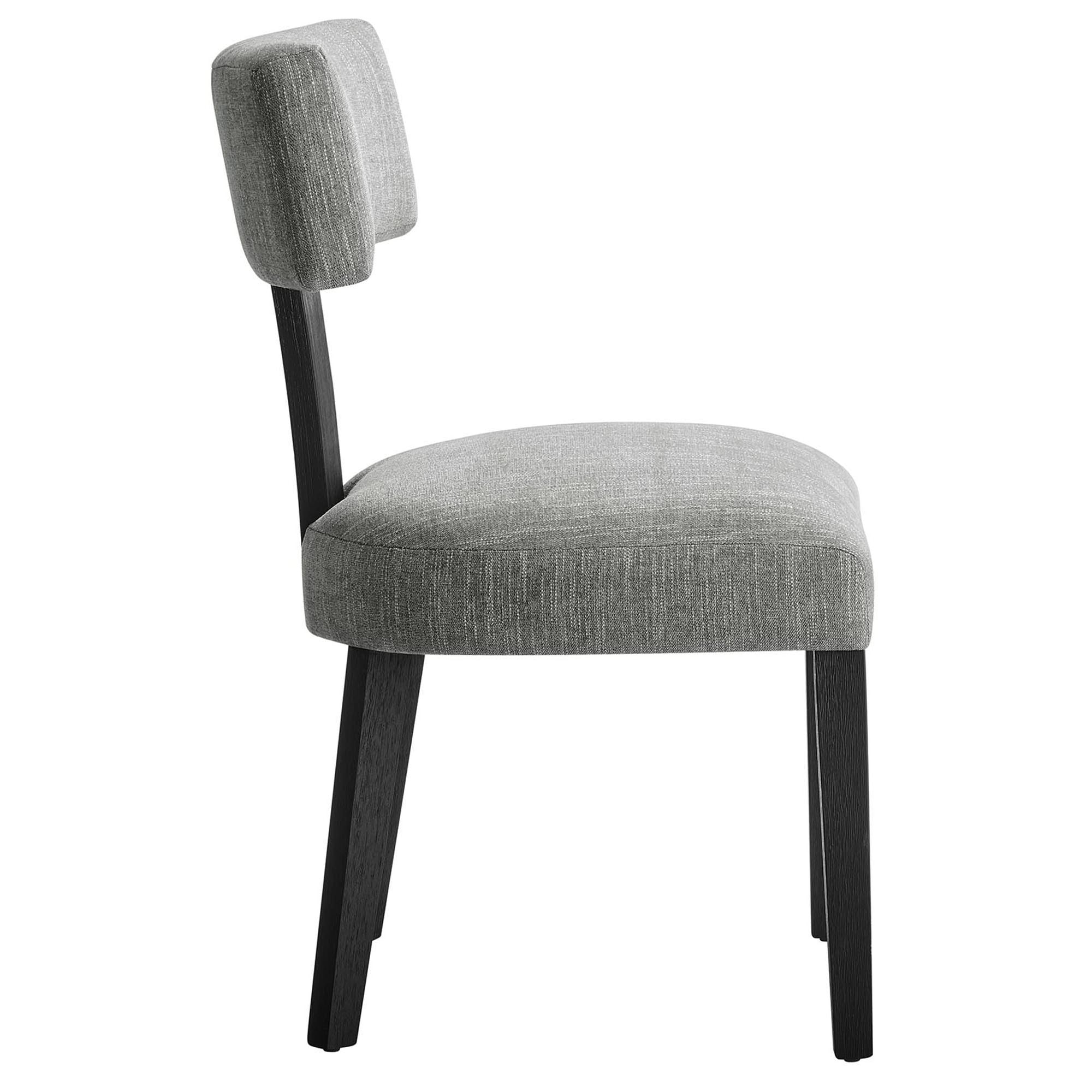 Modway Nalani Fabric Upholstered Dining Chairs Set of 2