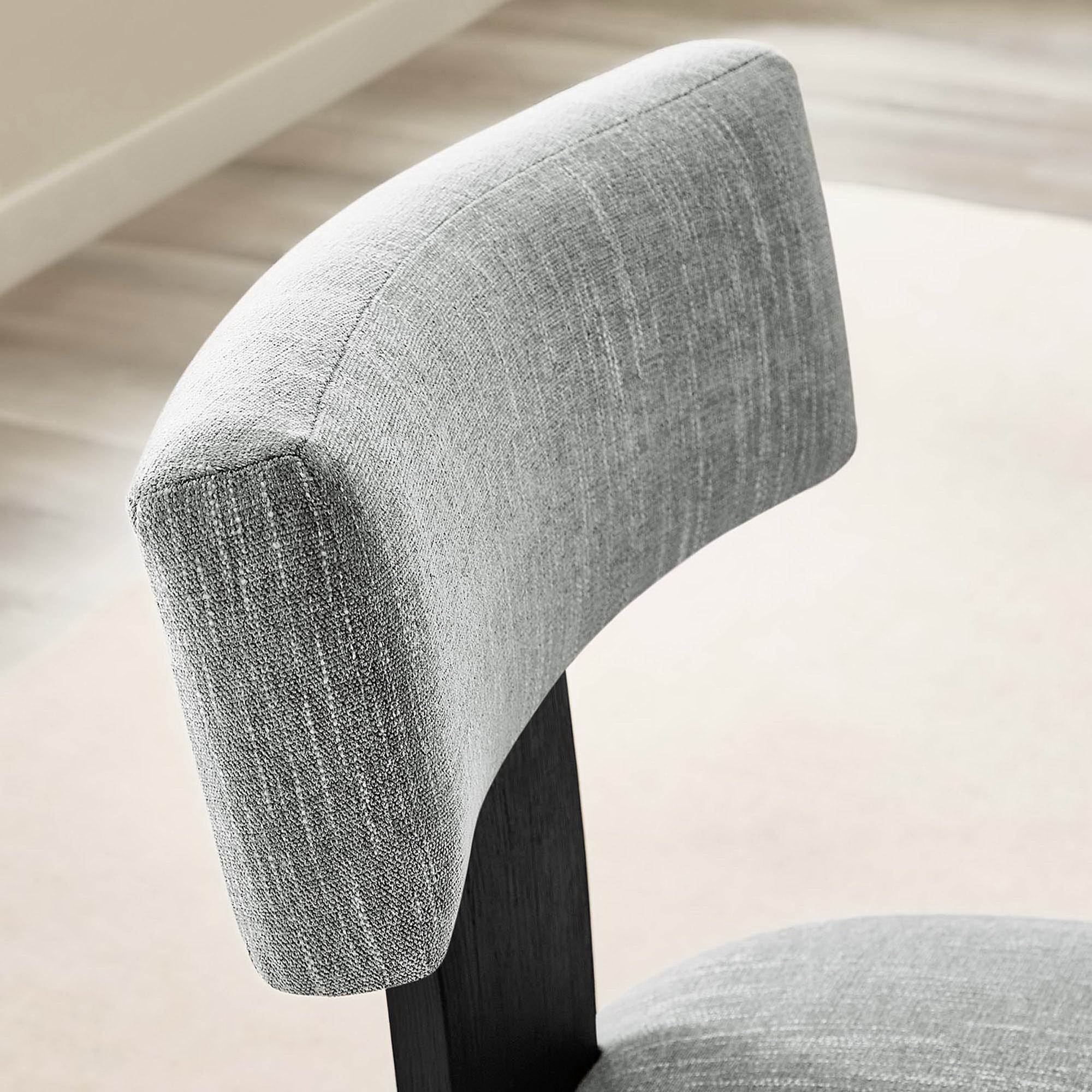 Modway Nalani Fabric Upholstered Dining Chairs Set of 2