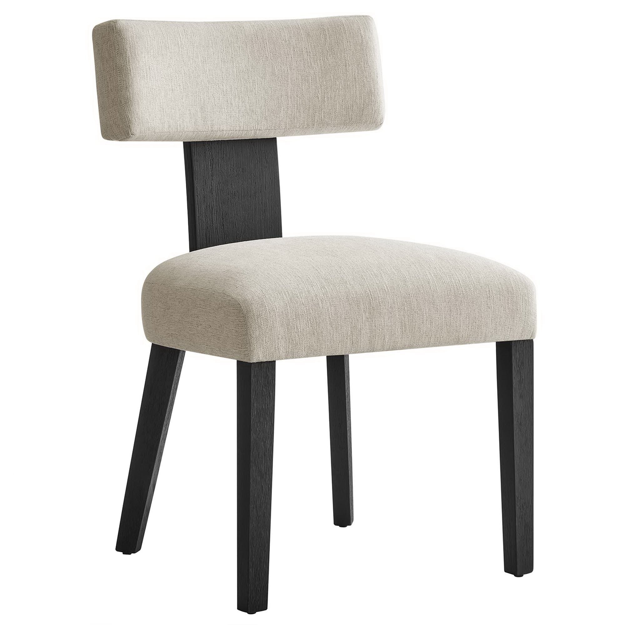 Modway Nalani Fabric Upholstered Dining Chairs Set of 2