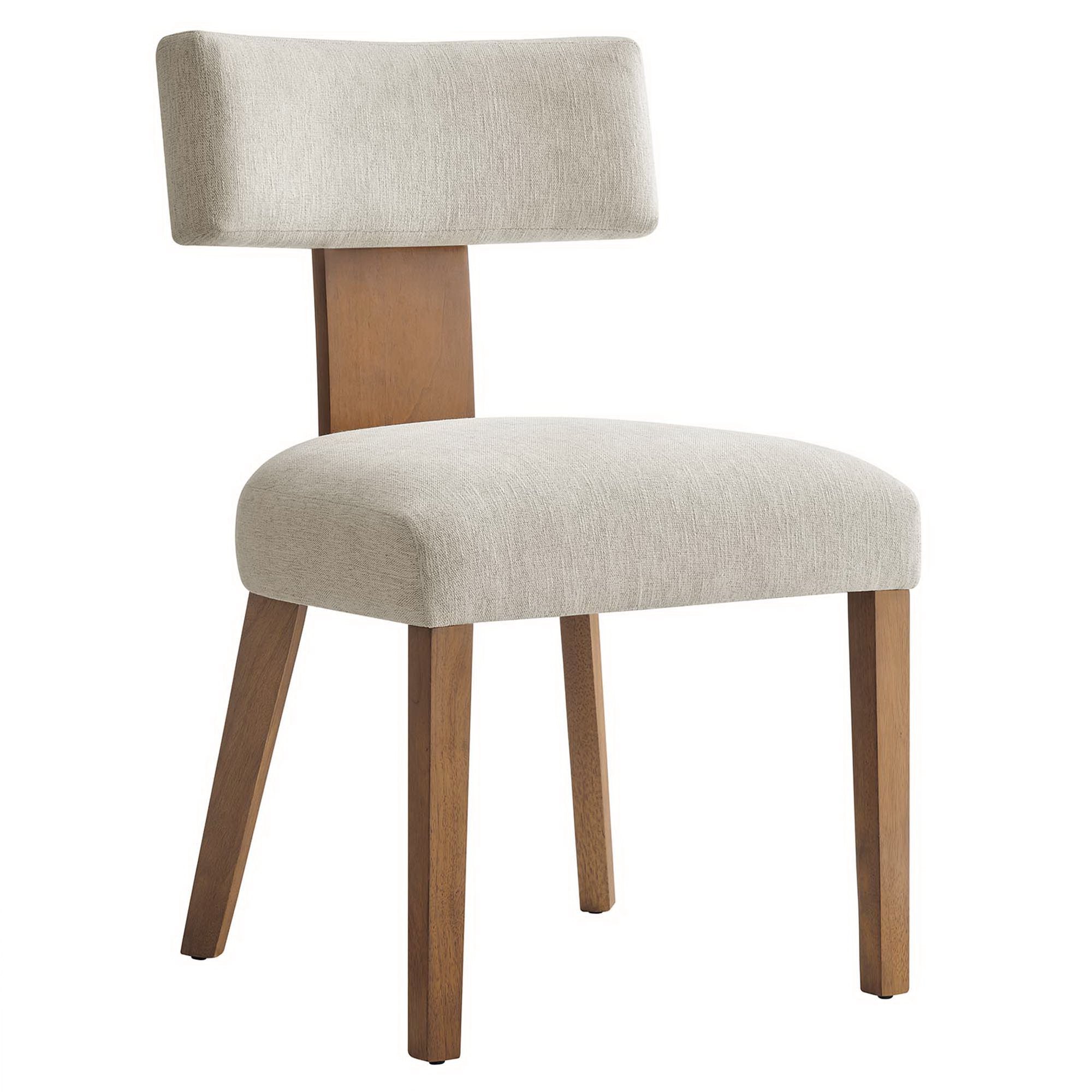 Modway Nalani Fabric Upholstered Dining Chairs Set of 2