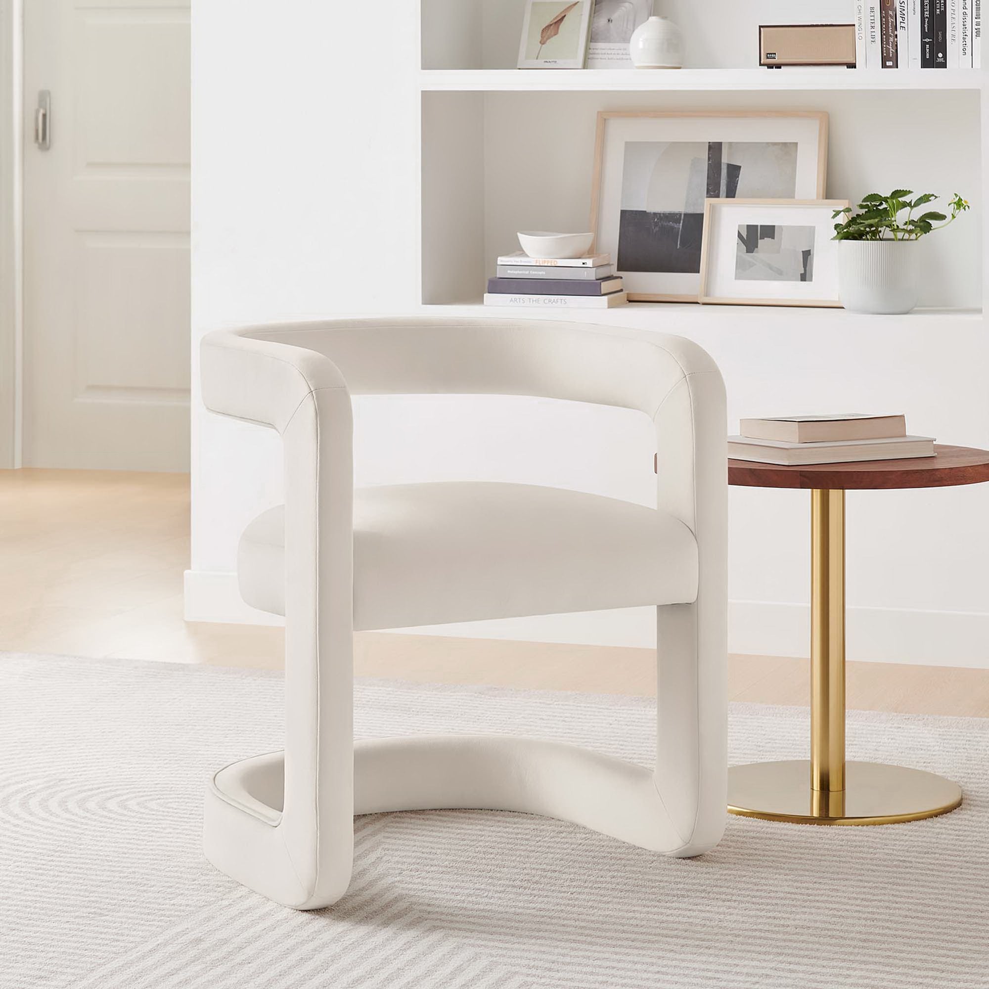 Modway Winslow Barrel Performance Velvet Dining Chair