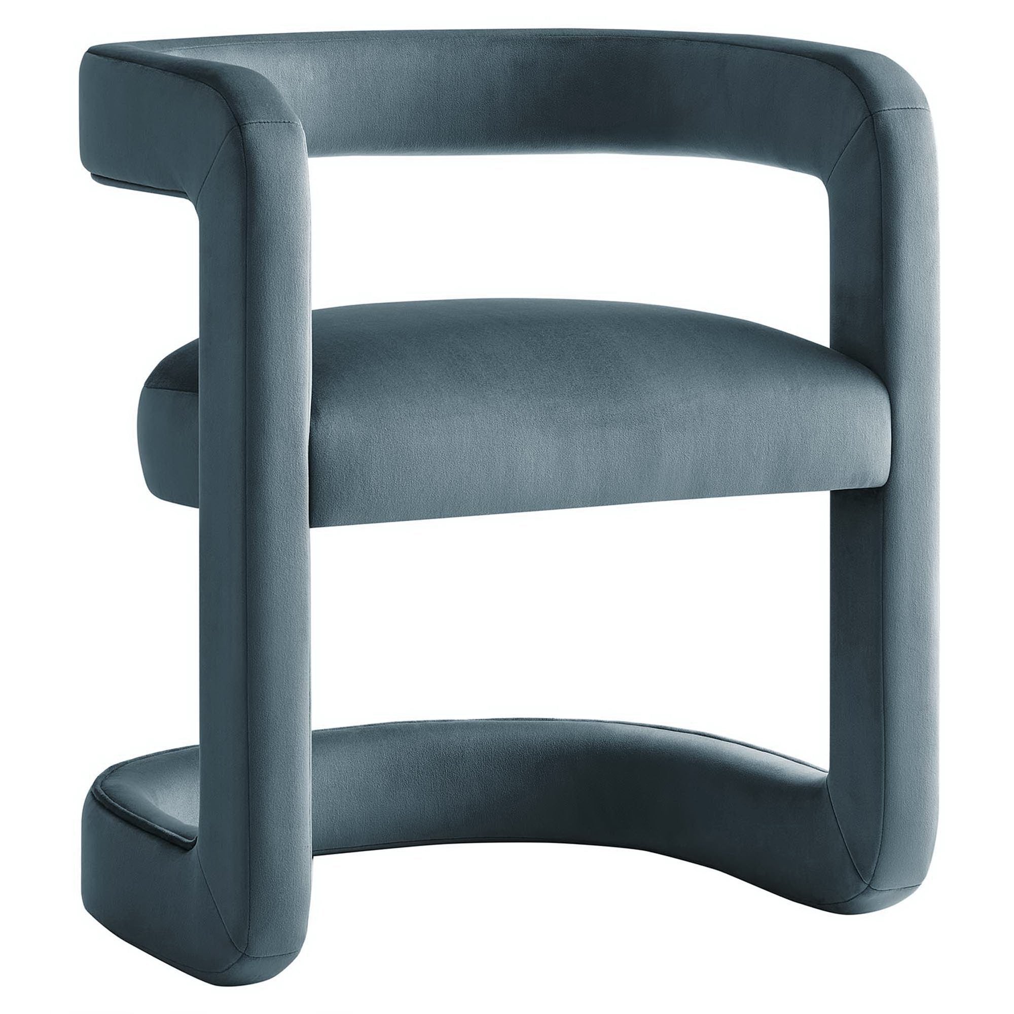 Modway Winslow Barrel Performance Velvet Dining Chair