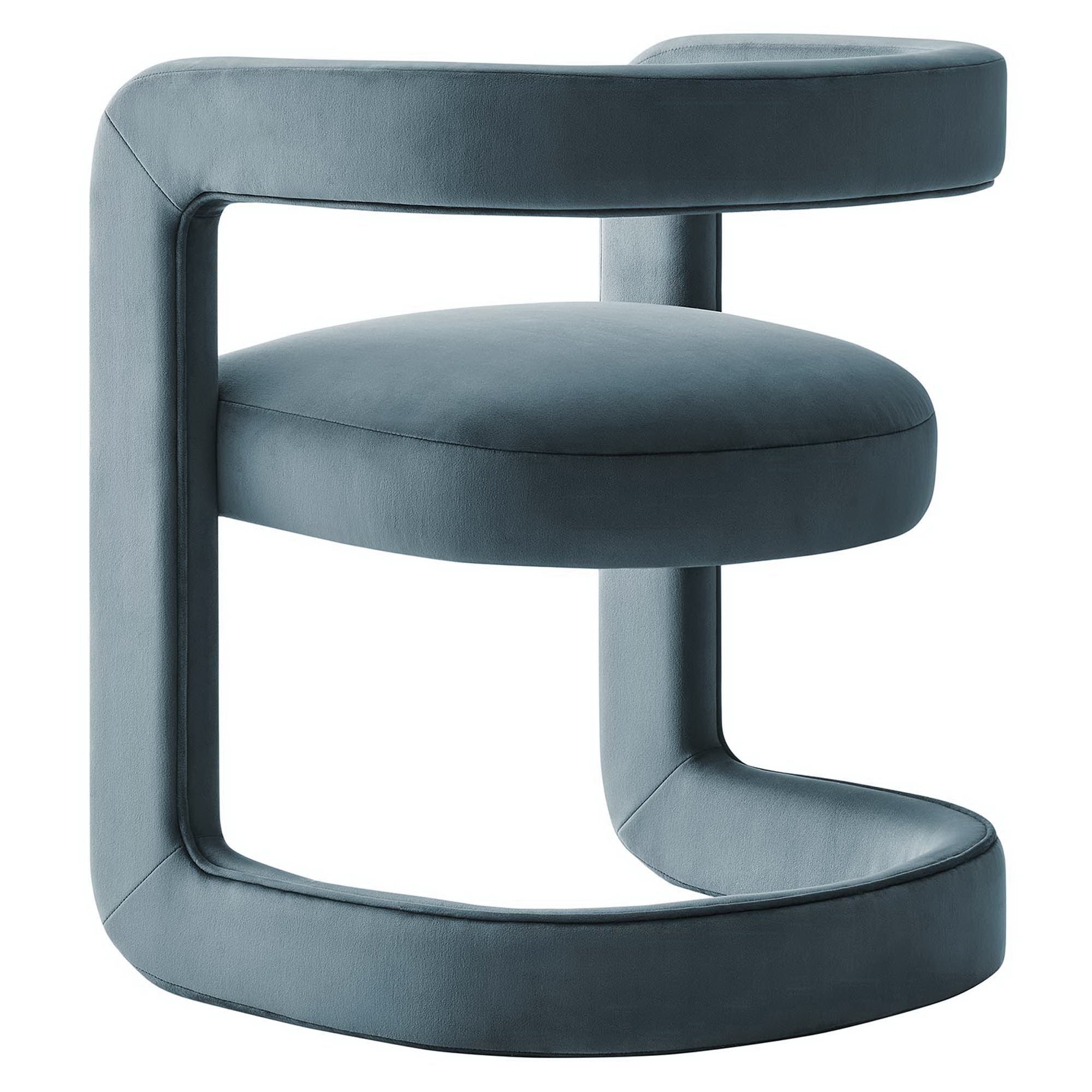 Modway Winslow Barrel Performance Velvet Dining Chair
