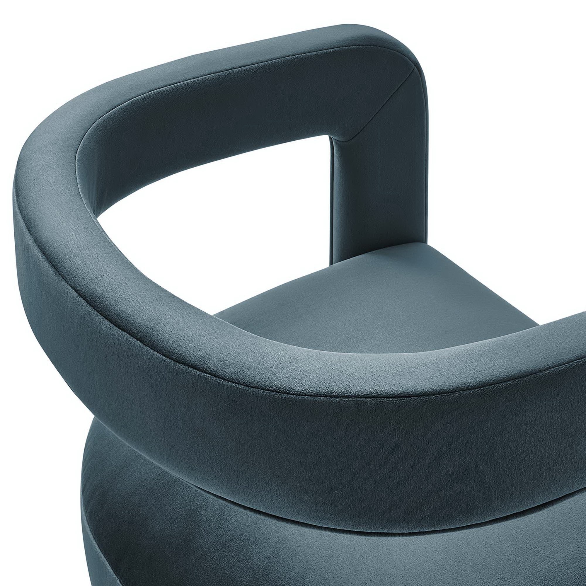 Modway Winslow Barrel Performance Velvet Dining Chair