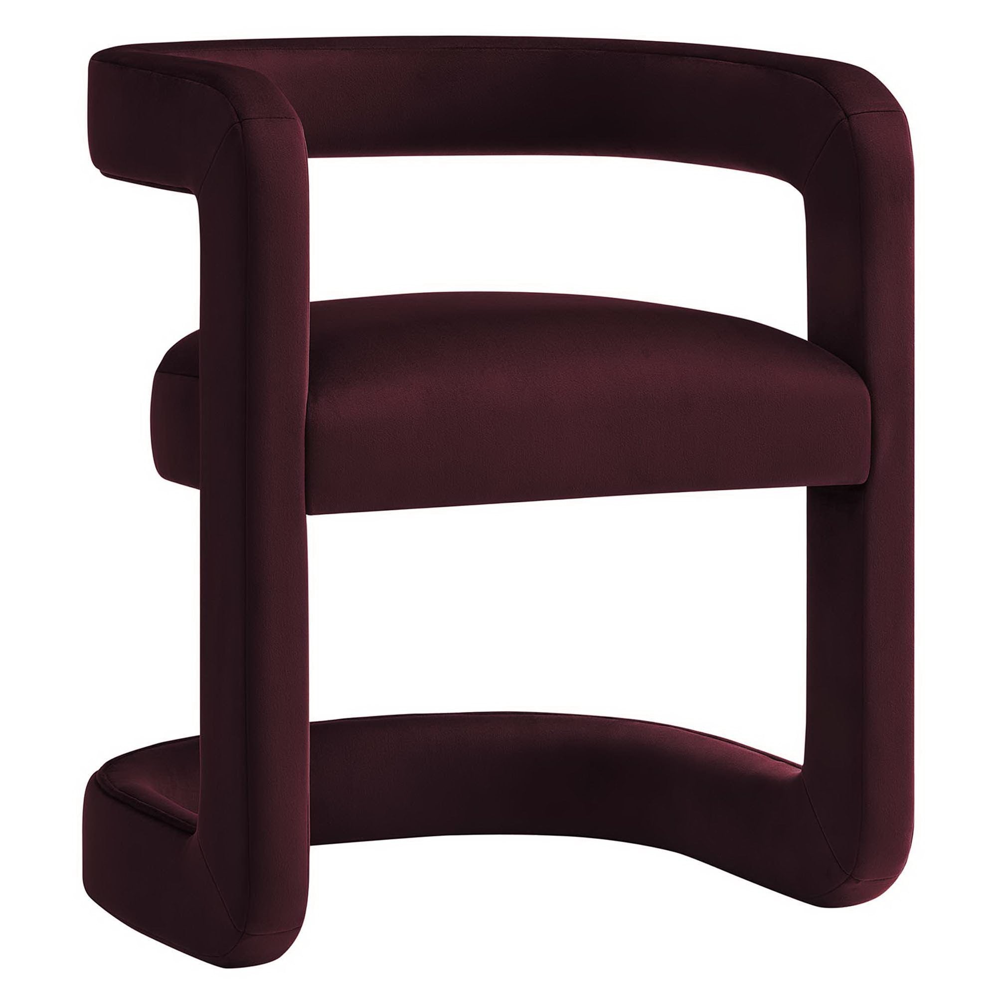Modway Winslow Barrel Performance Velvet Dining Chair