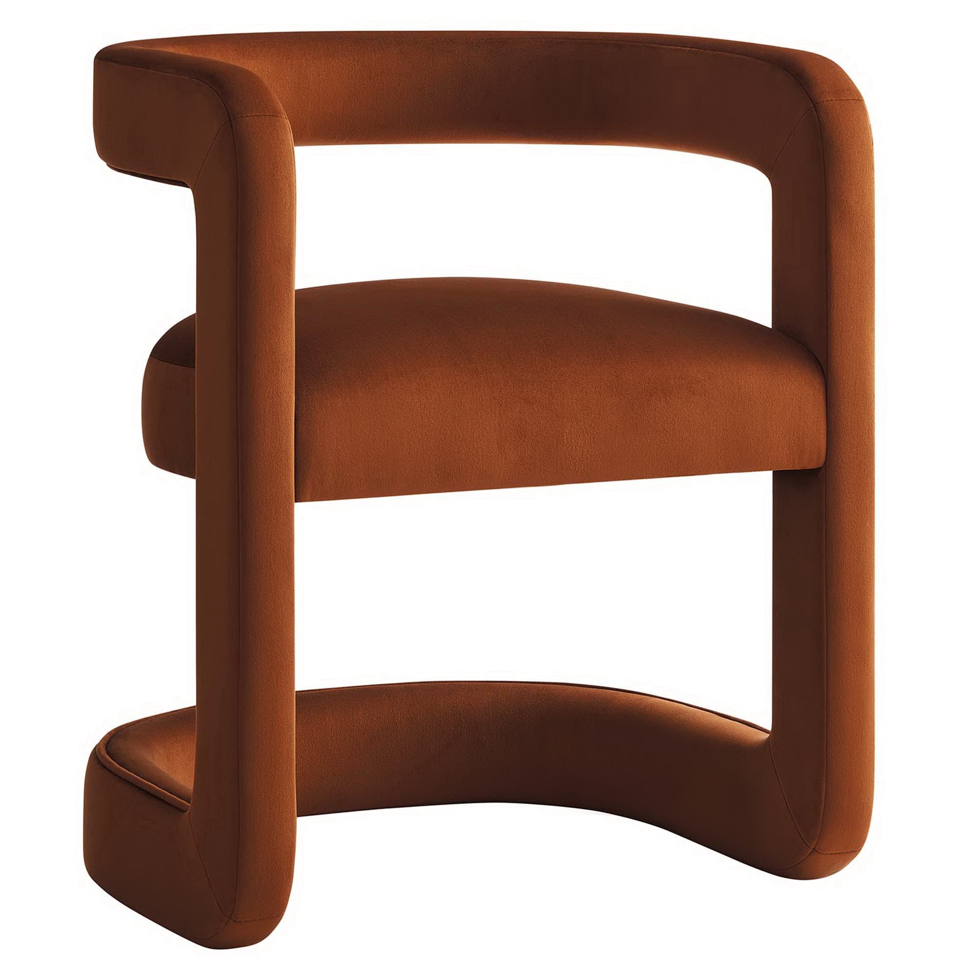 Modway Winslow Barrel Performance Velvet Dining Chair