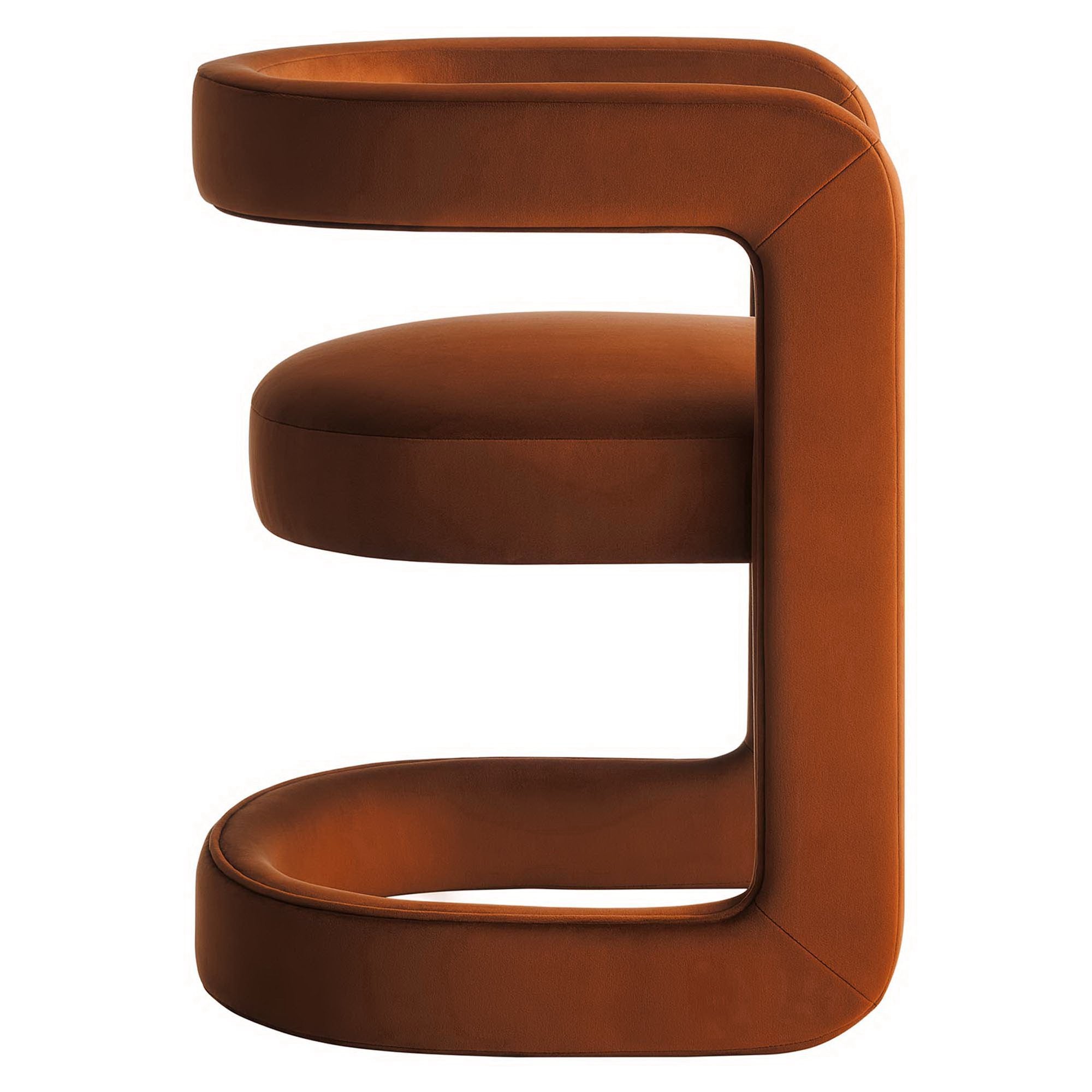 Modway Winslow Barrel Performance Velvet Dining Chair