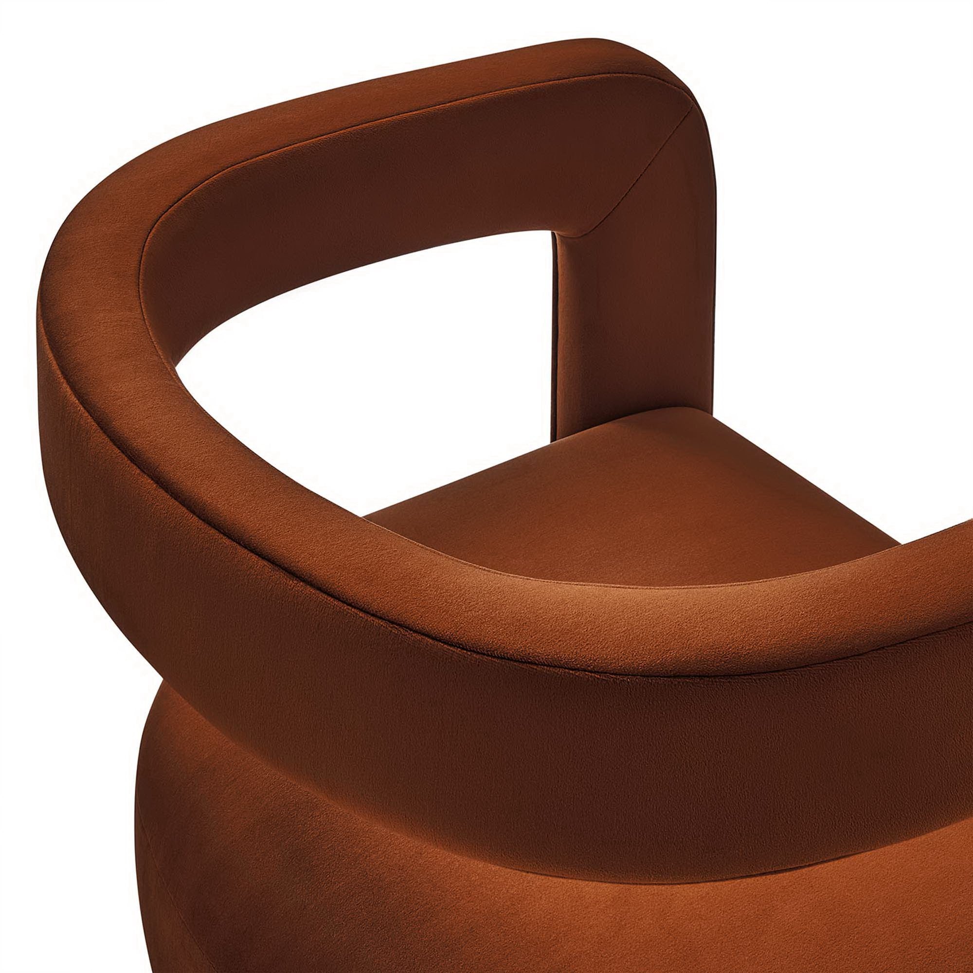 Modway Winslow Barrel Performance Velvet Dining Chair