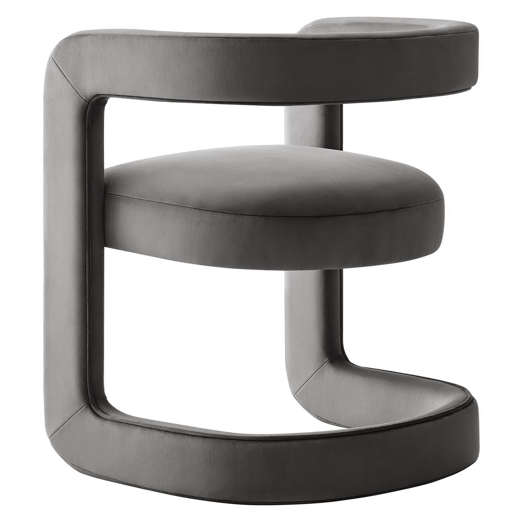 Modway Winslow Performance Velvet Barrel Accent Chair