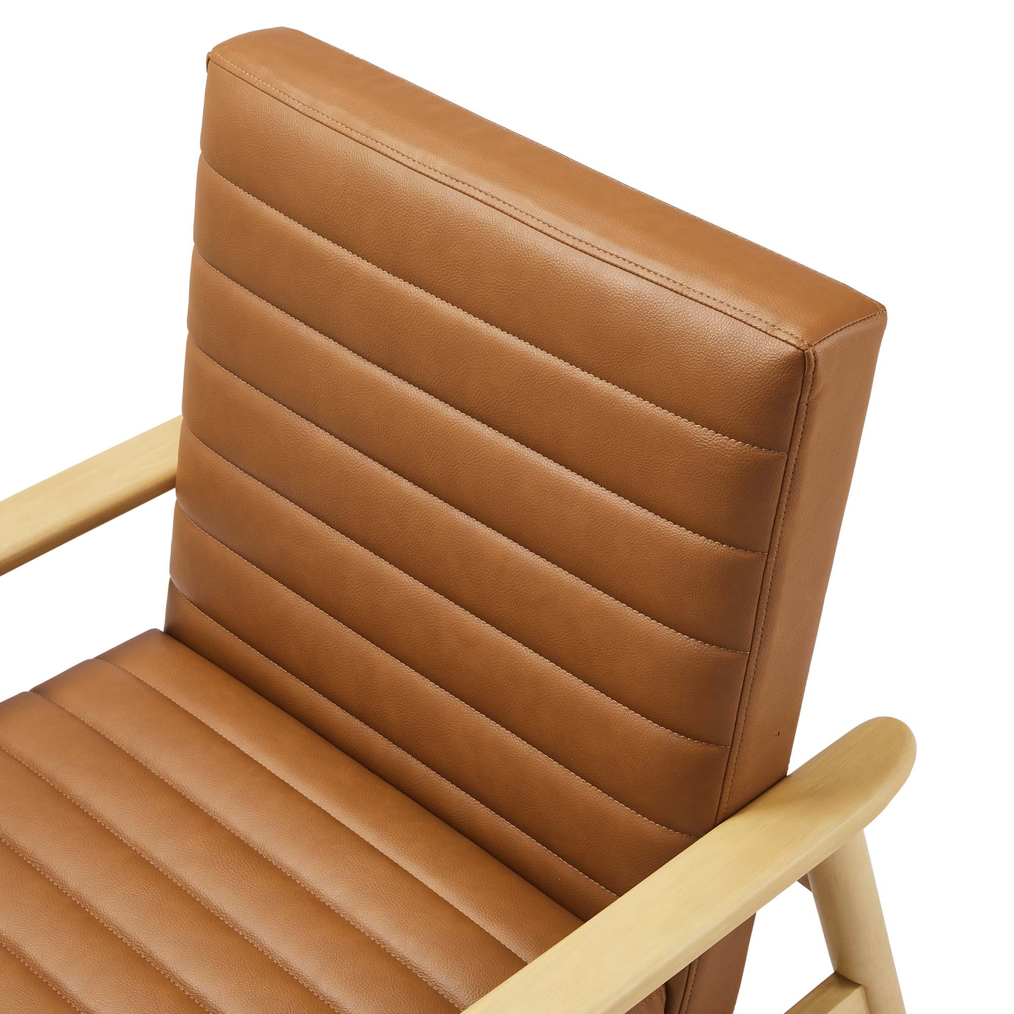 Modway Jensen Vegan Leather Accent Chair