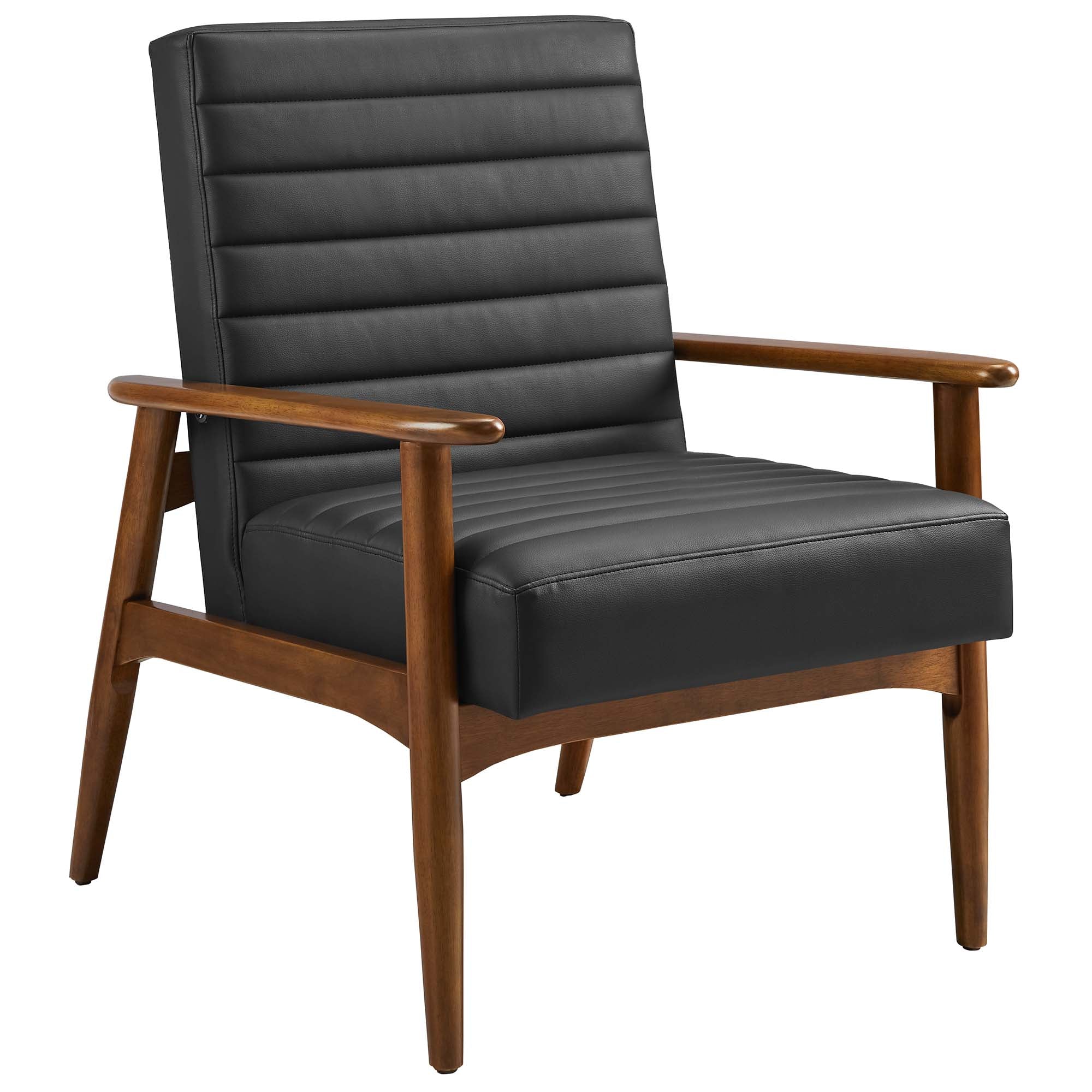 Modway Jensen Vegan Leather Accent Chair