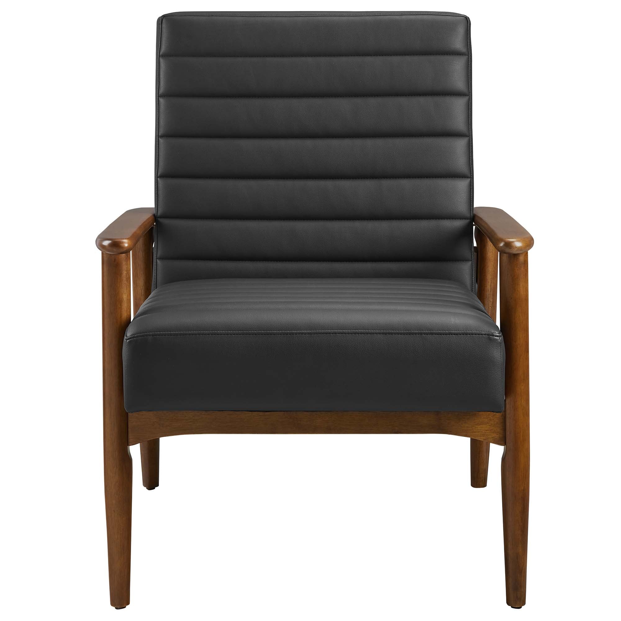 Modway Jensen Vegan Leather Accent Chair
